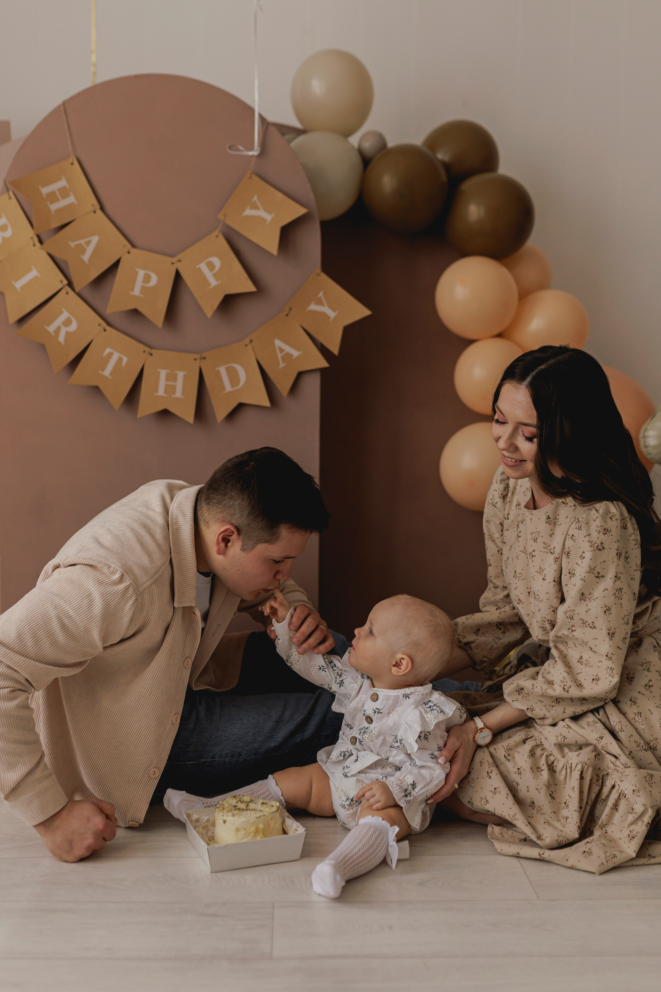 Сьемка годика для Анечки. Семейный и детский фотограф в Рязани Васюгова Мария