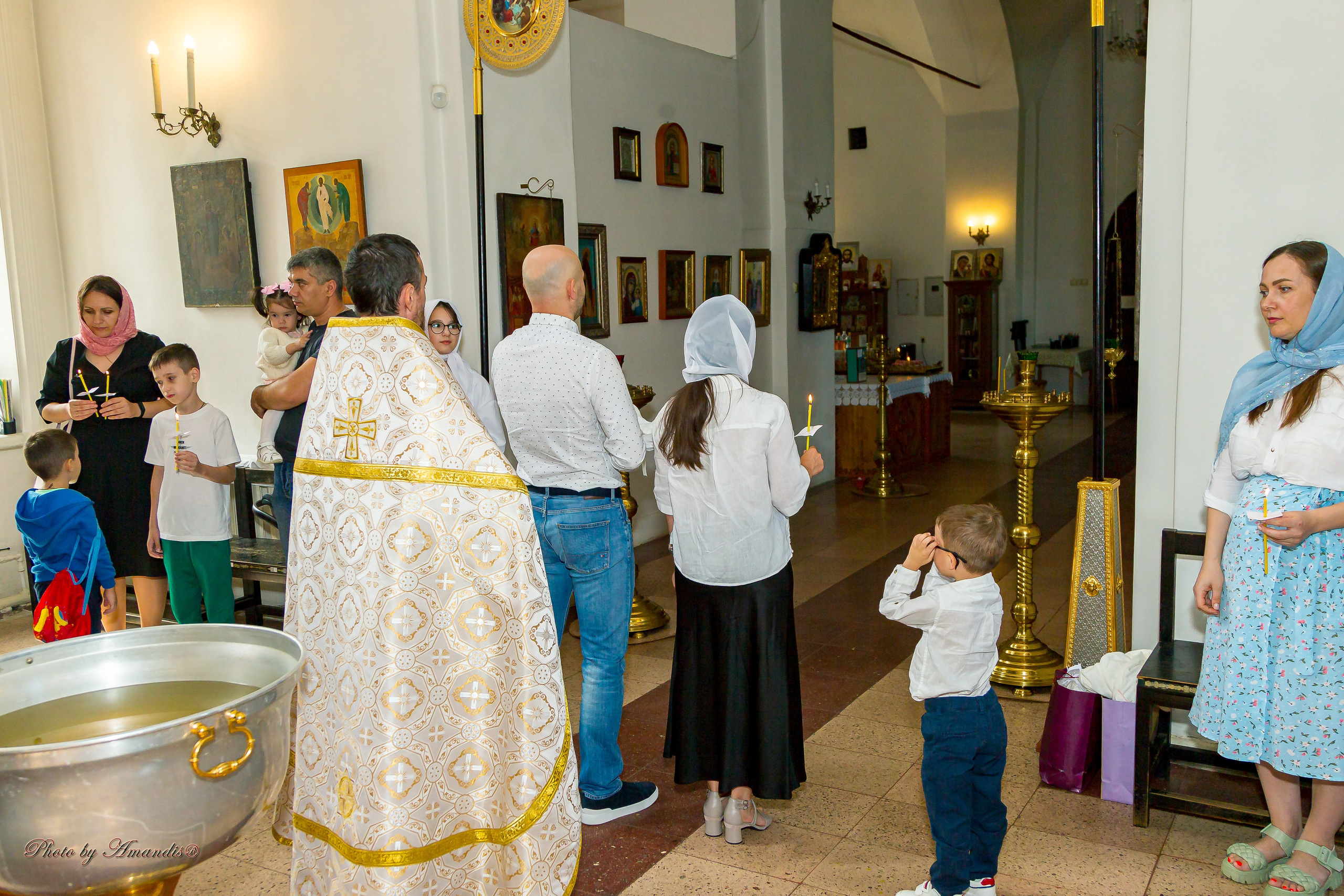 Крещение в д. Еганово (август 2024). Репортажная съемка в Москве и области. Анималистика