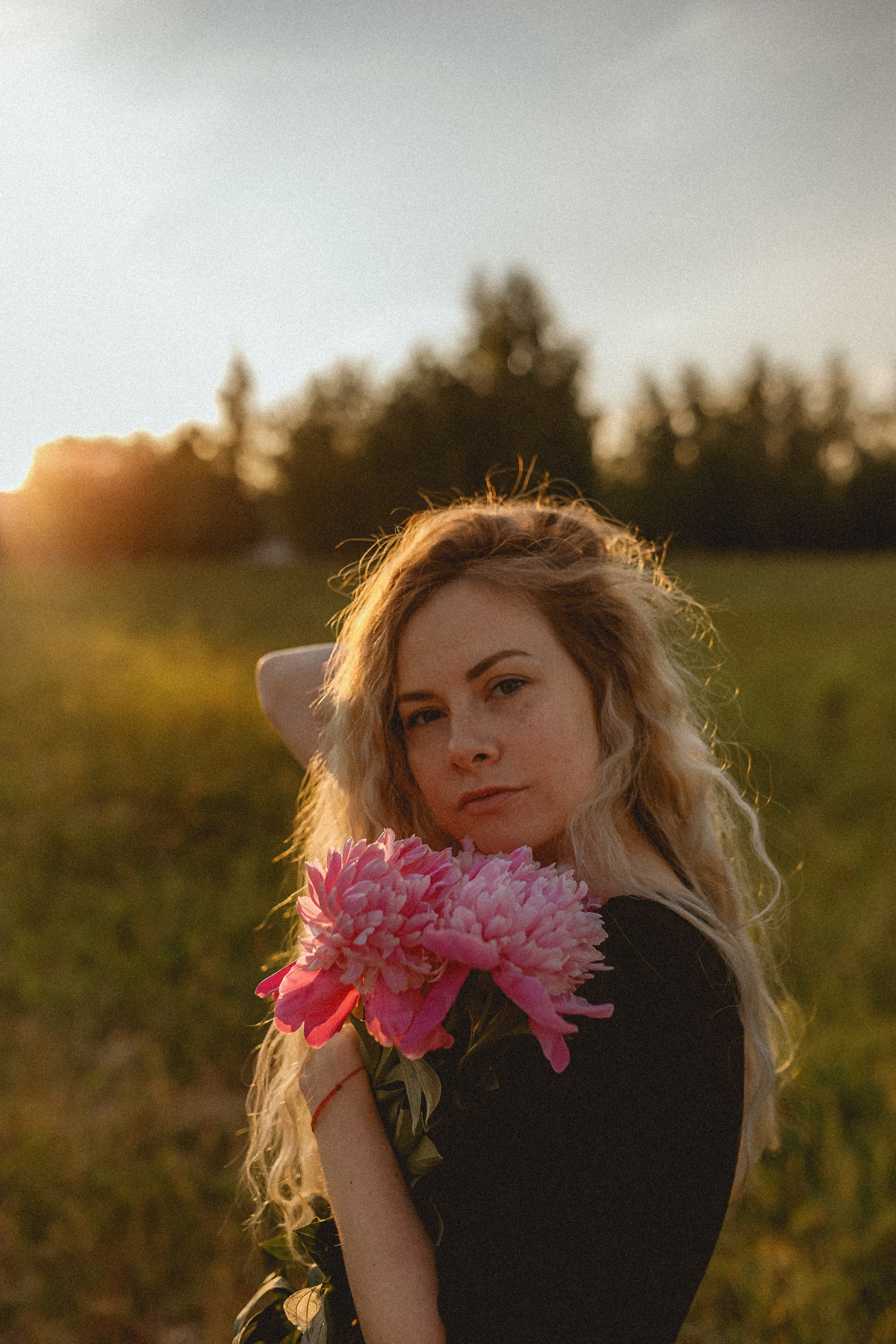 Мария. Лето. Поле. Фотограф в Москве Базанова Дарья