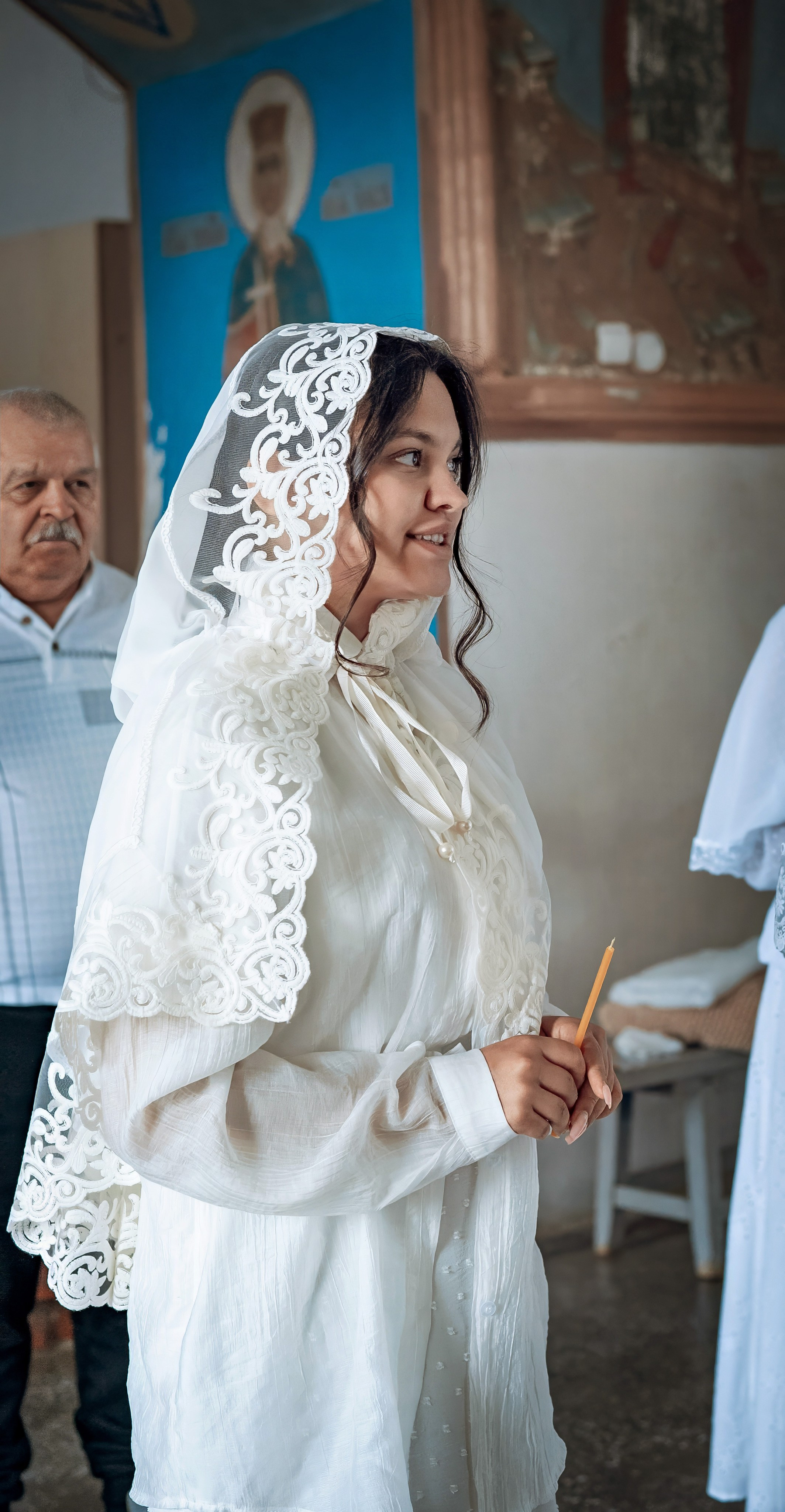 Крещение Машеньки в Свято-Троицком соборе Емельяново. Фотографы крещения/венчания  Красноярск Татьяна и Вячеслав Переваловы