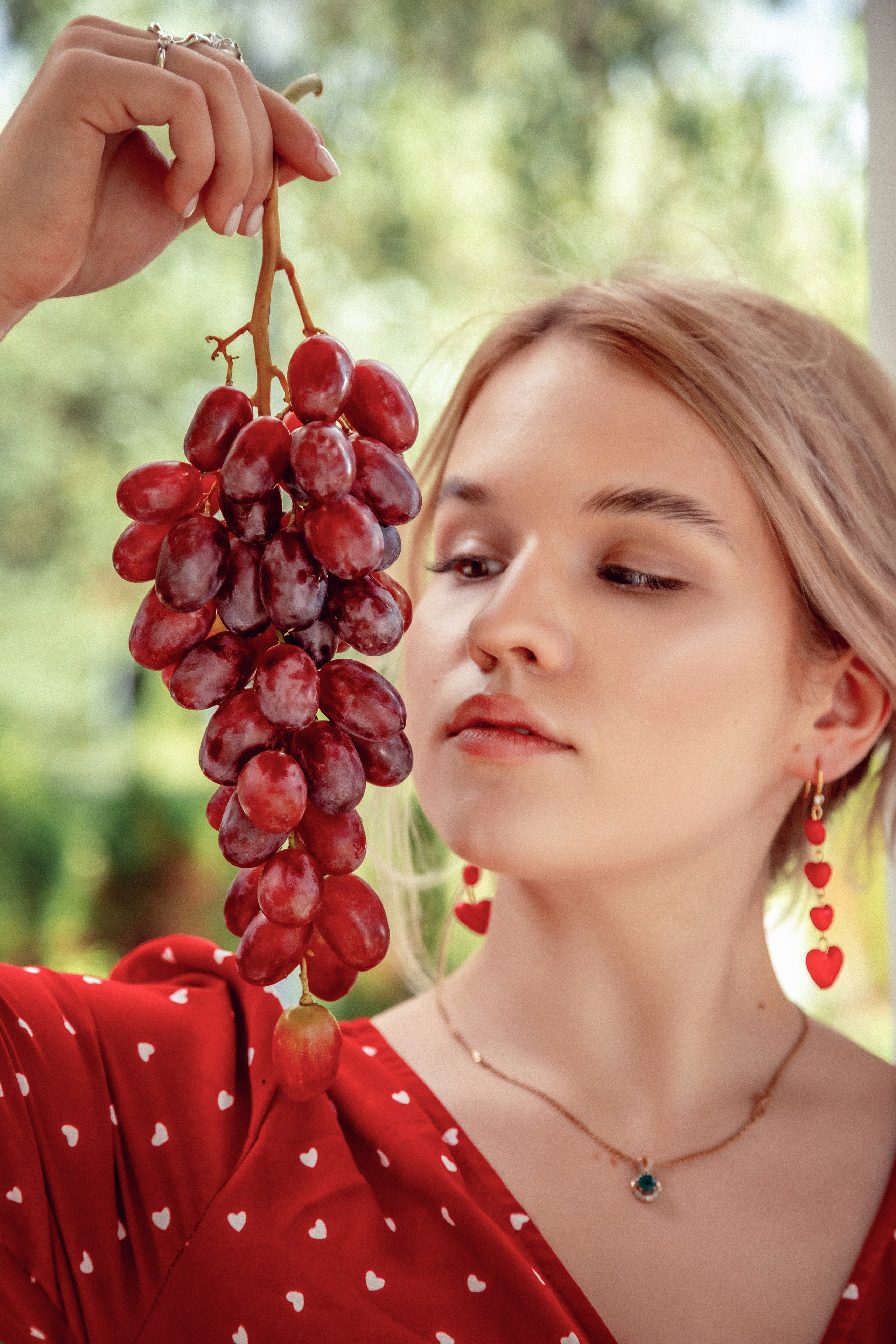Фотопроект «Девушка с виноградом». Фотограф Алина Лебедь
