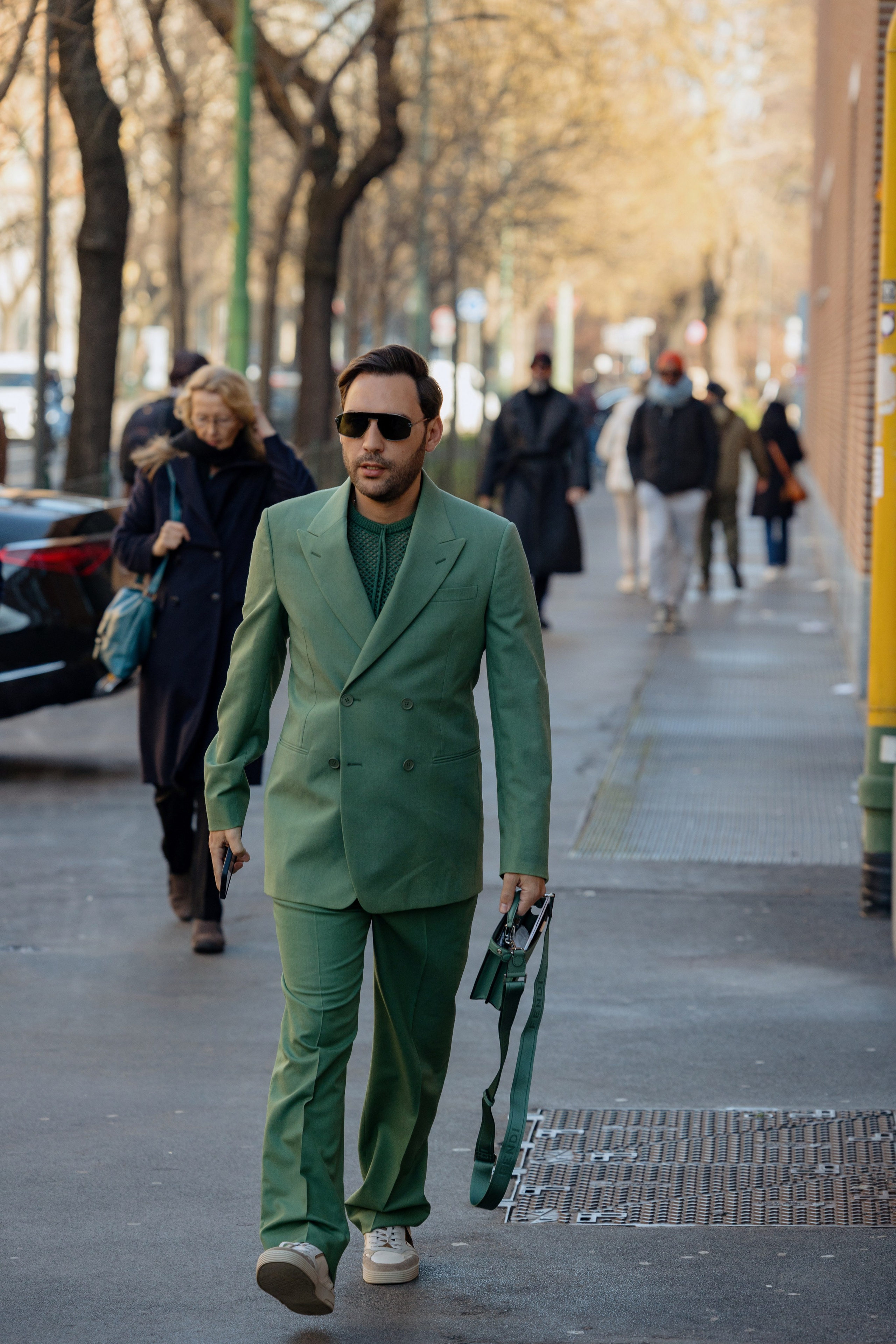 Milan Mens fashion week FW 24/25 FENDI. Photographer in Milan Ivan Goncharov
