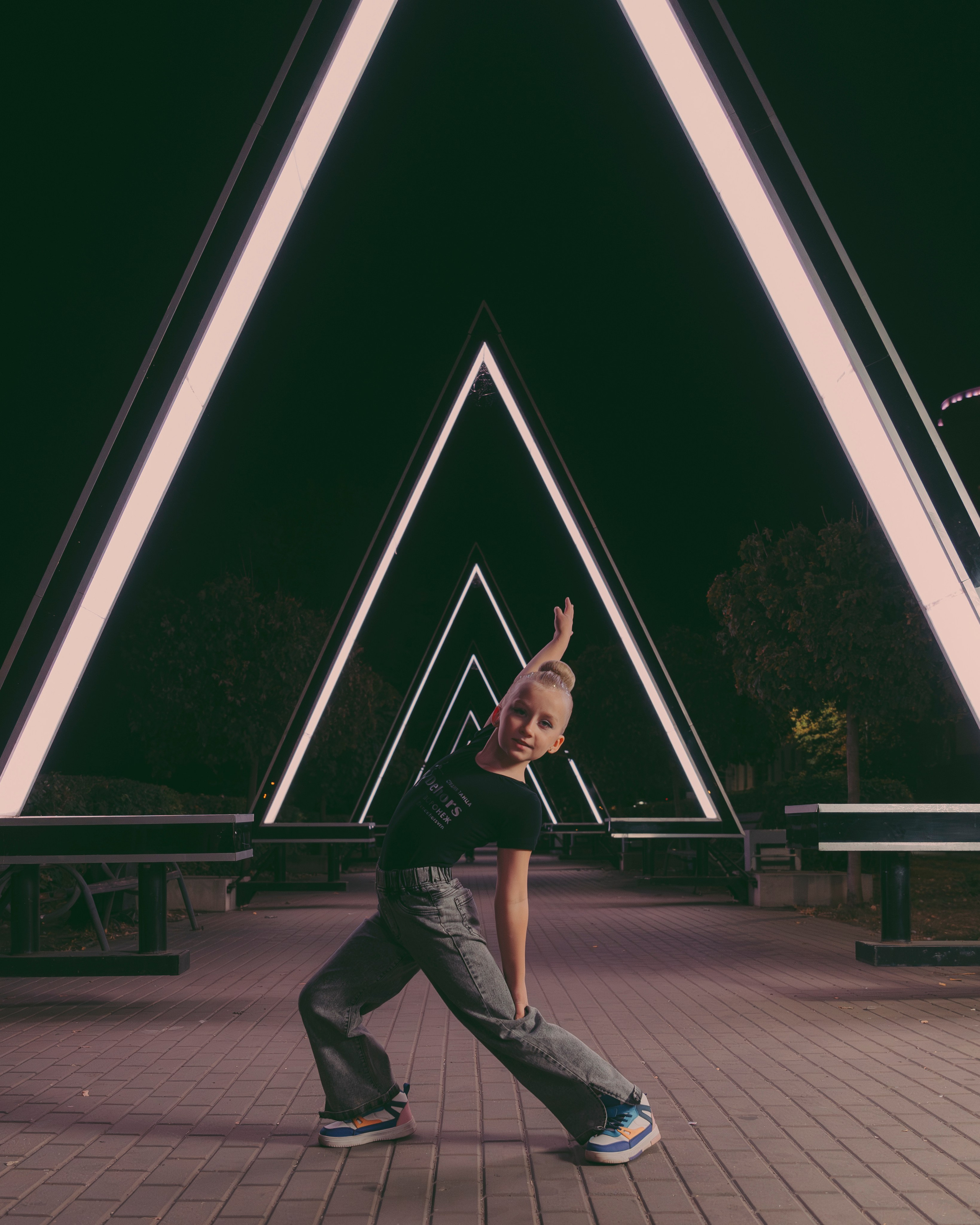 Съёмка EnDehors в вечернем городе. Фотограф Сергей Дружков (Воронеж / Липецк)