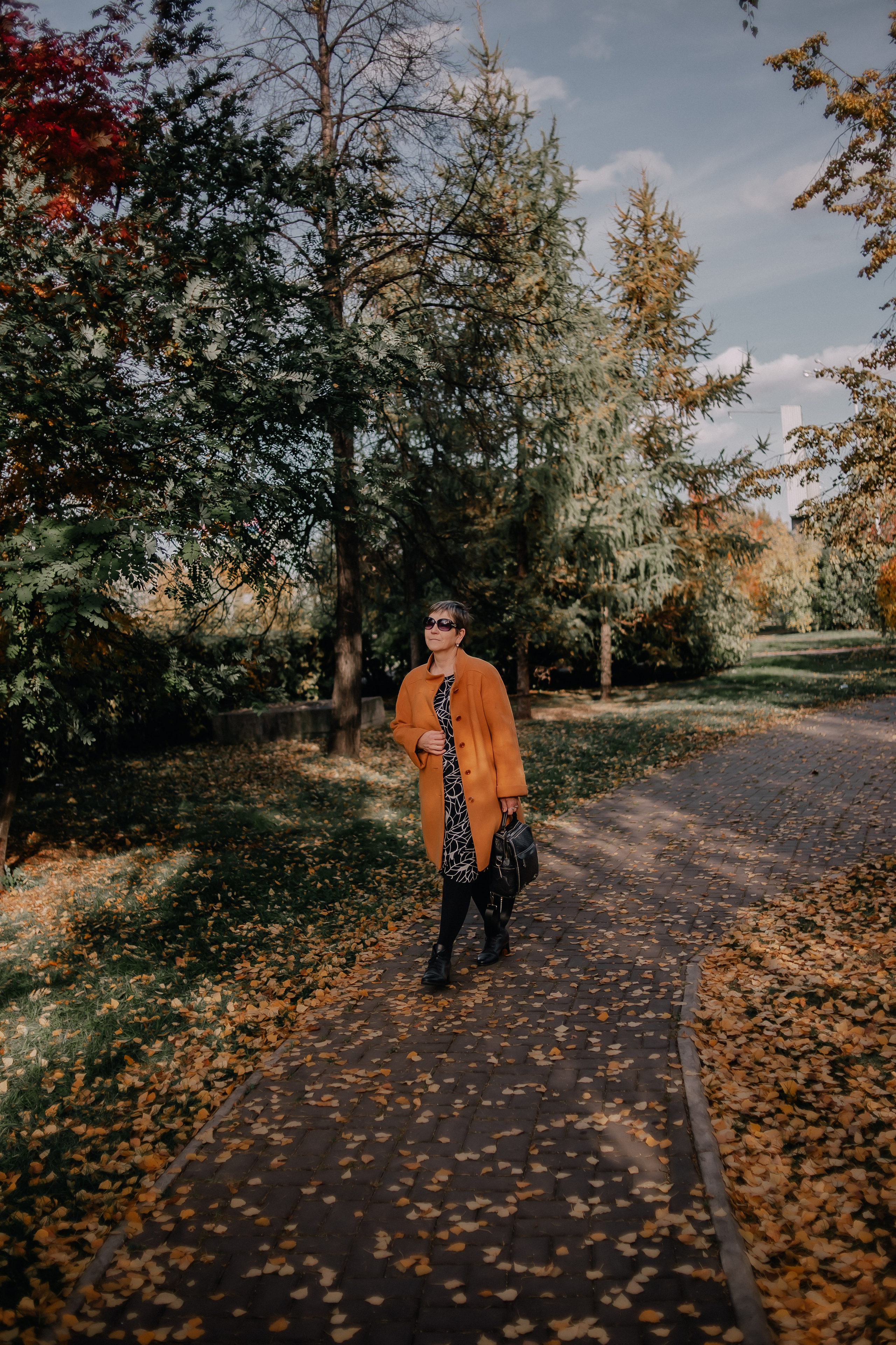 Ирина. Прогулка в осеннем парке. Фотограф Регина Крикунова г. Красноярск