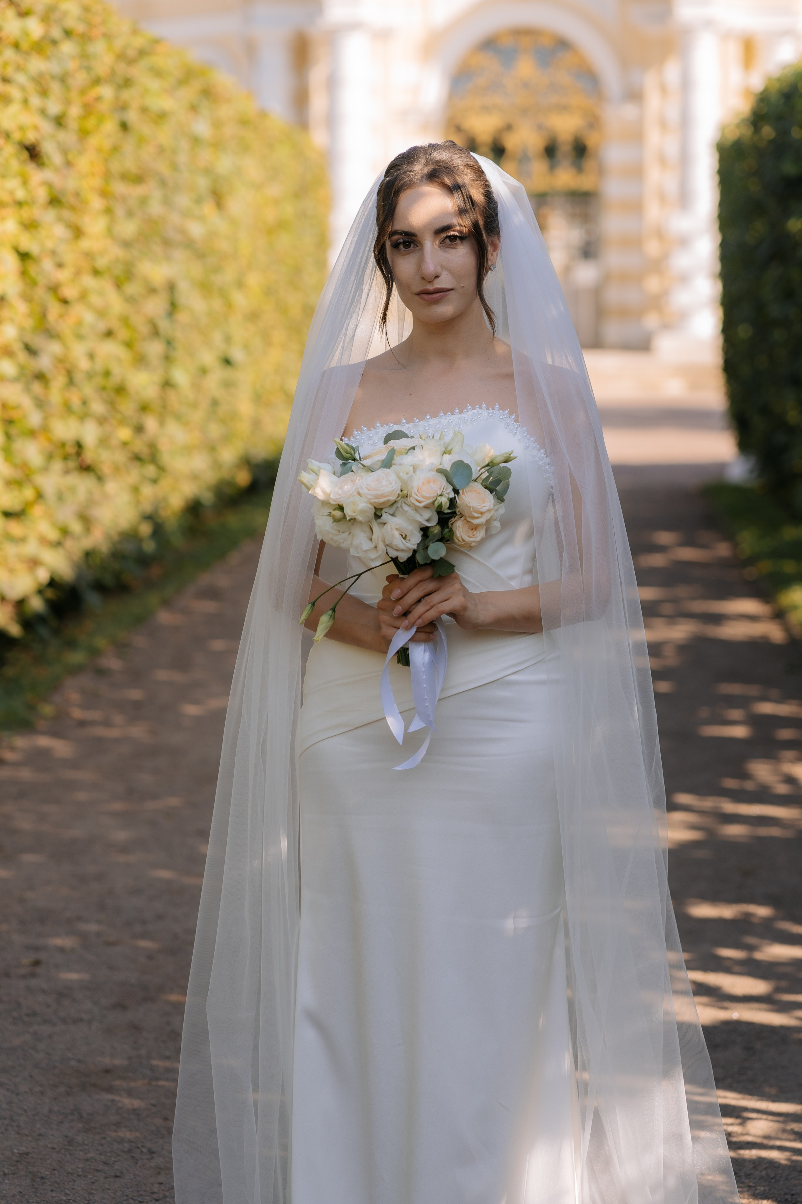 Свадебная фотосессия в Москве, парк Кусково. Свадебный фотограф в Москве Анна Полушина