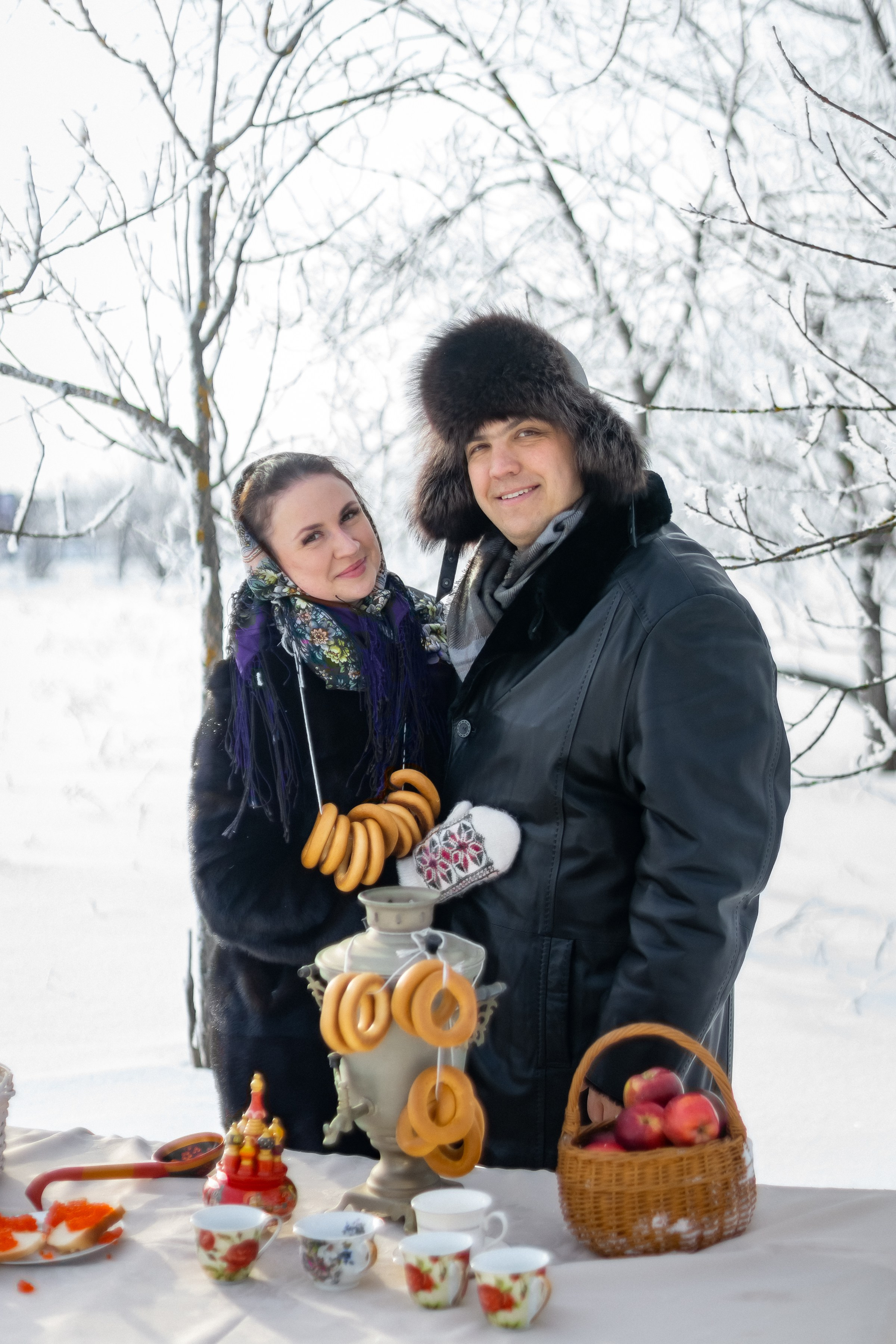 Зимняя в русском народном стиле. Ольга Плаксина фотограф в Саратове