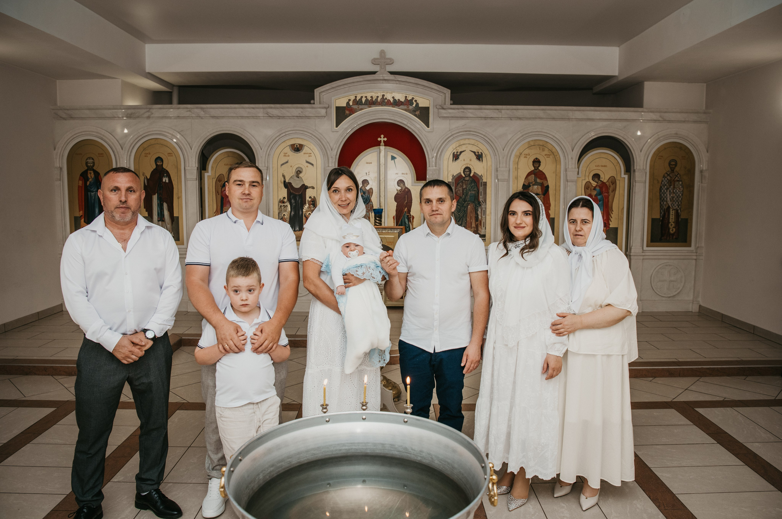 Крещение Евгения. Фотограф на выписку из роддома в Москве и МО