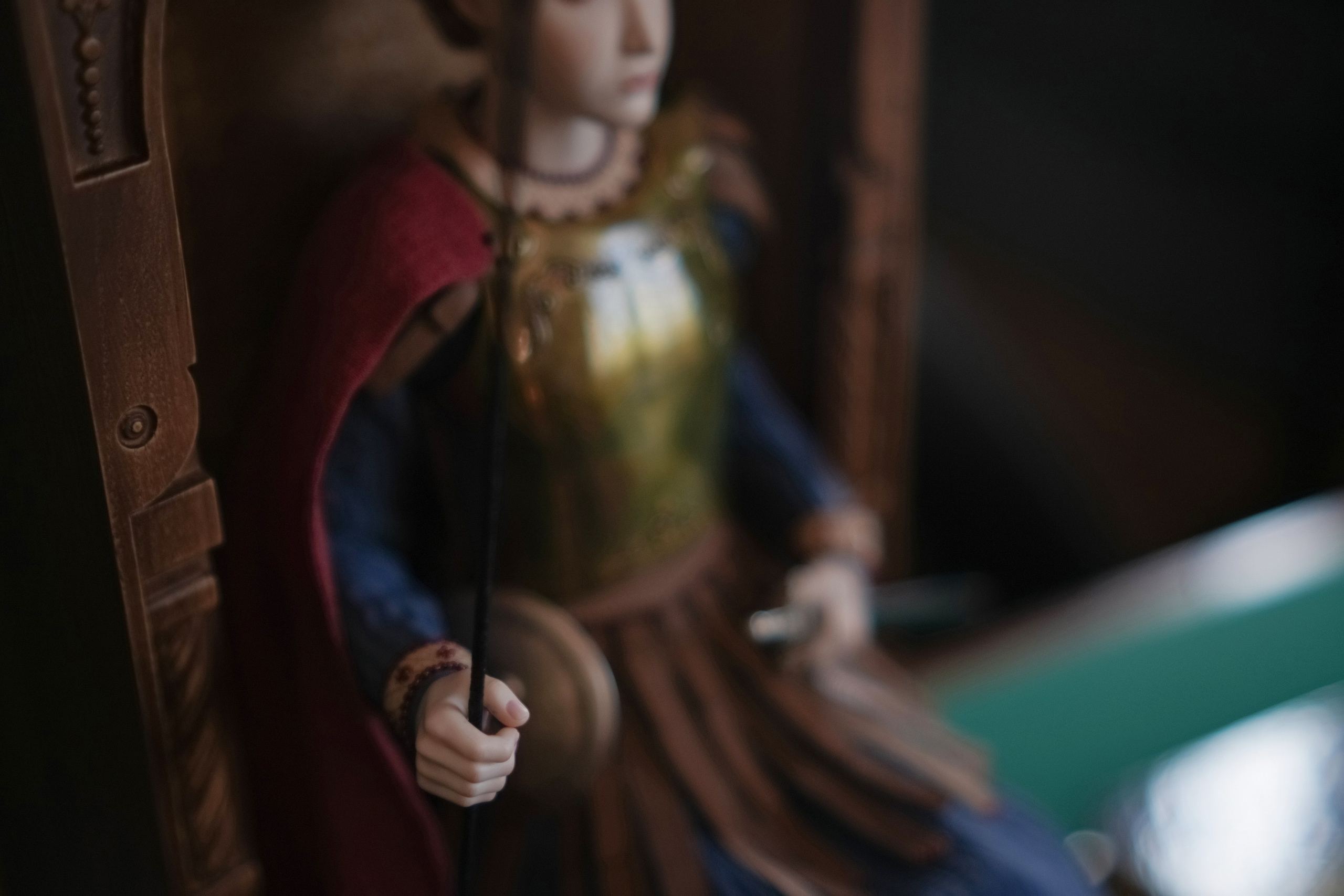 Шарнирная скульптура Святого Георгия 200 тыс руб. Авторские Шарнирные куклы и украшения из фарфора Алексаны Лавринчук