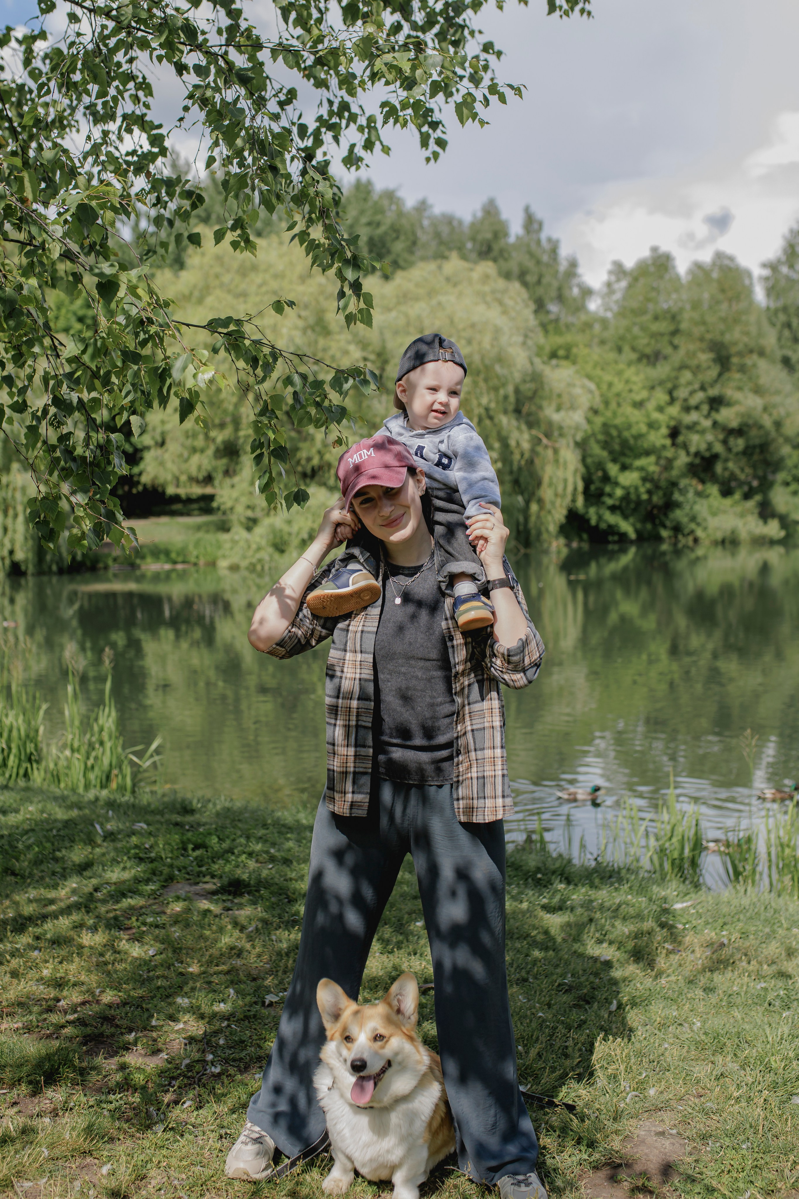 Прогулка с корги. Семейный и детский фотограф в Рязани Васюгова Мария