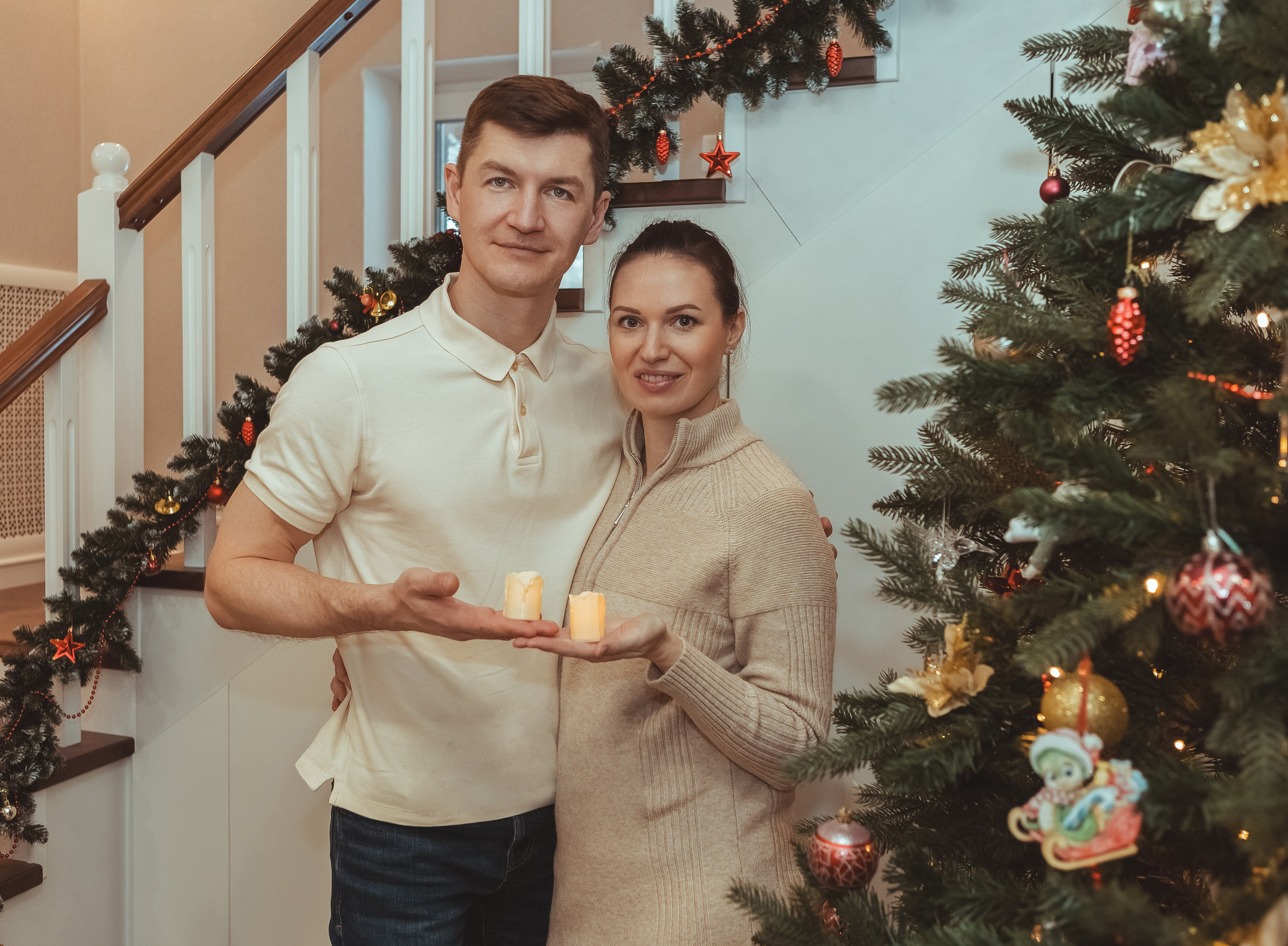 Новый год в кругу семьи (домашняя съемка). Вера Соколова фотограф Воронеж