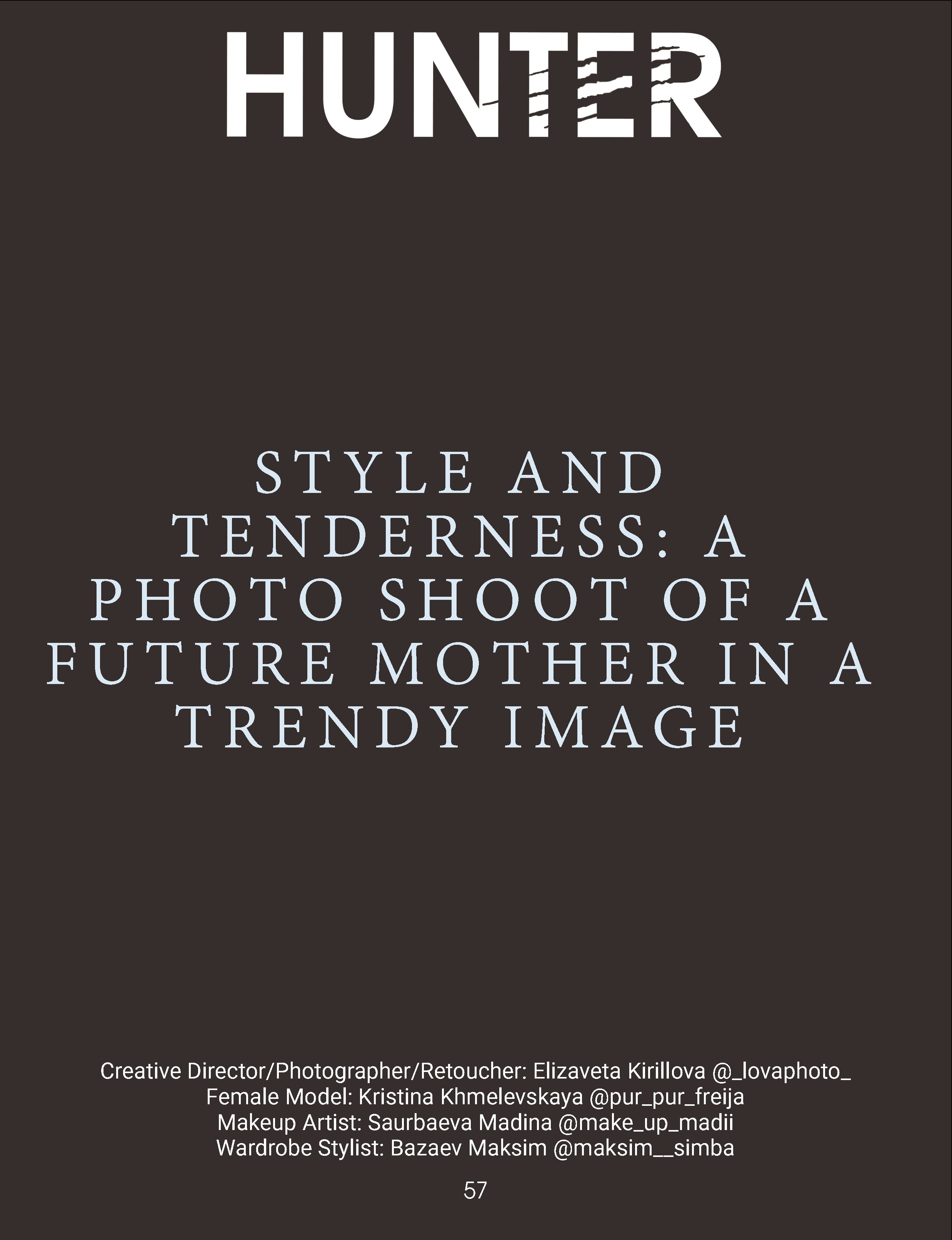 The HUNTER Magazine Teen & KIDS Family issue October 2025. Фотограф в Омске Елизавета Кириллова