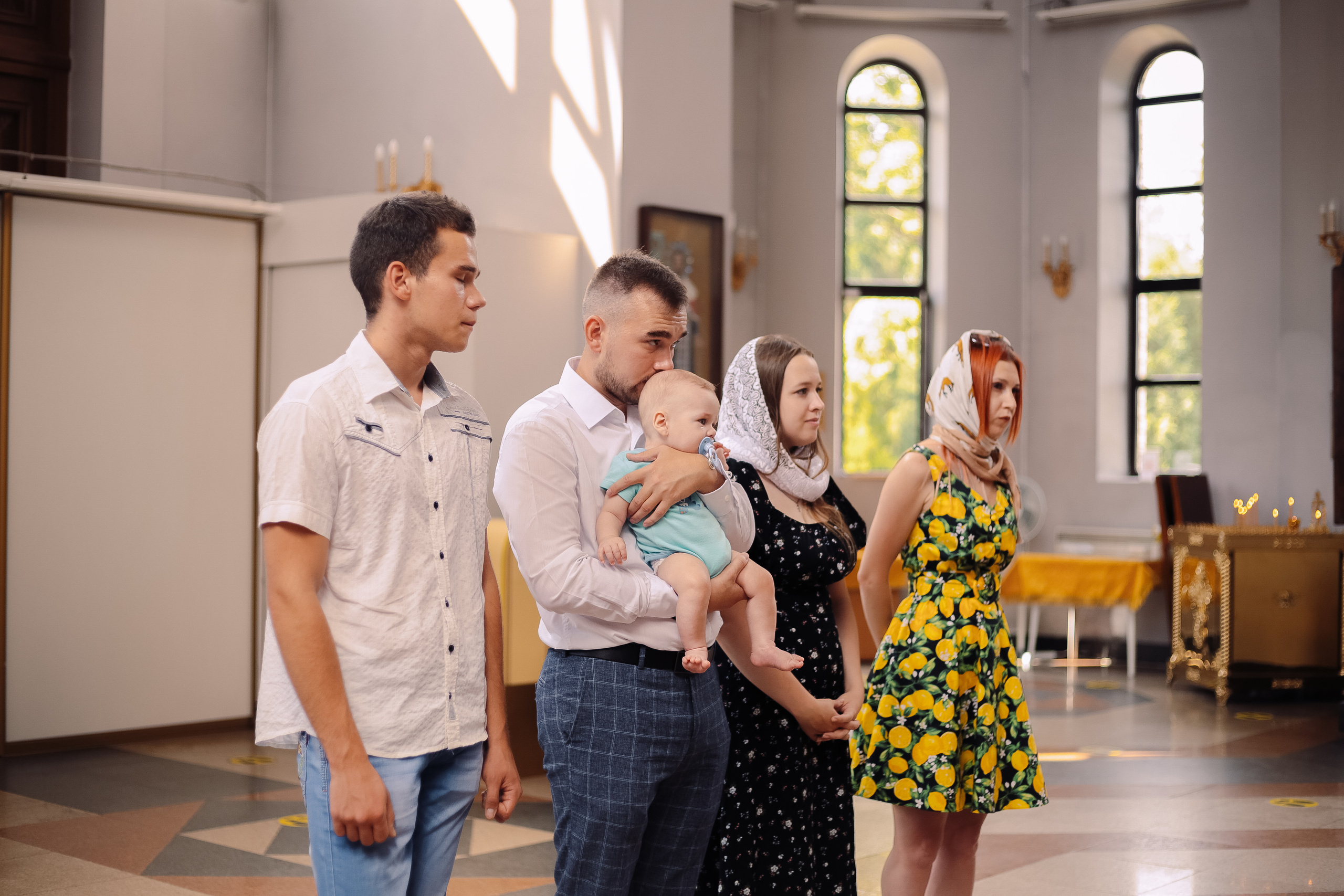 Крещение в Храме Всех Святых. Катерина Макиева