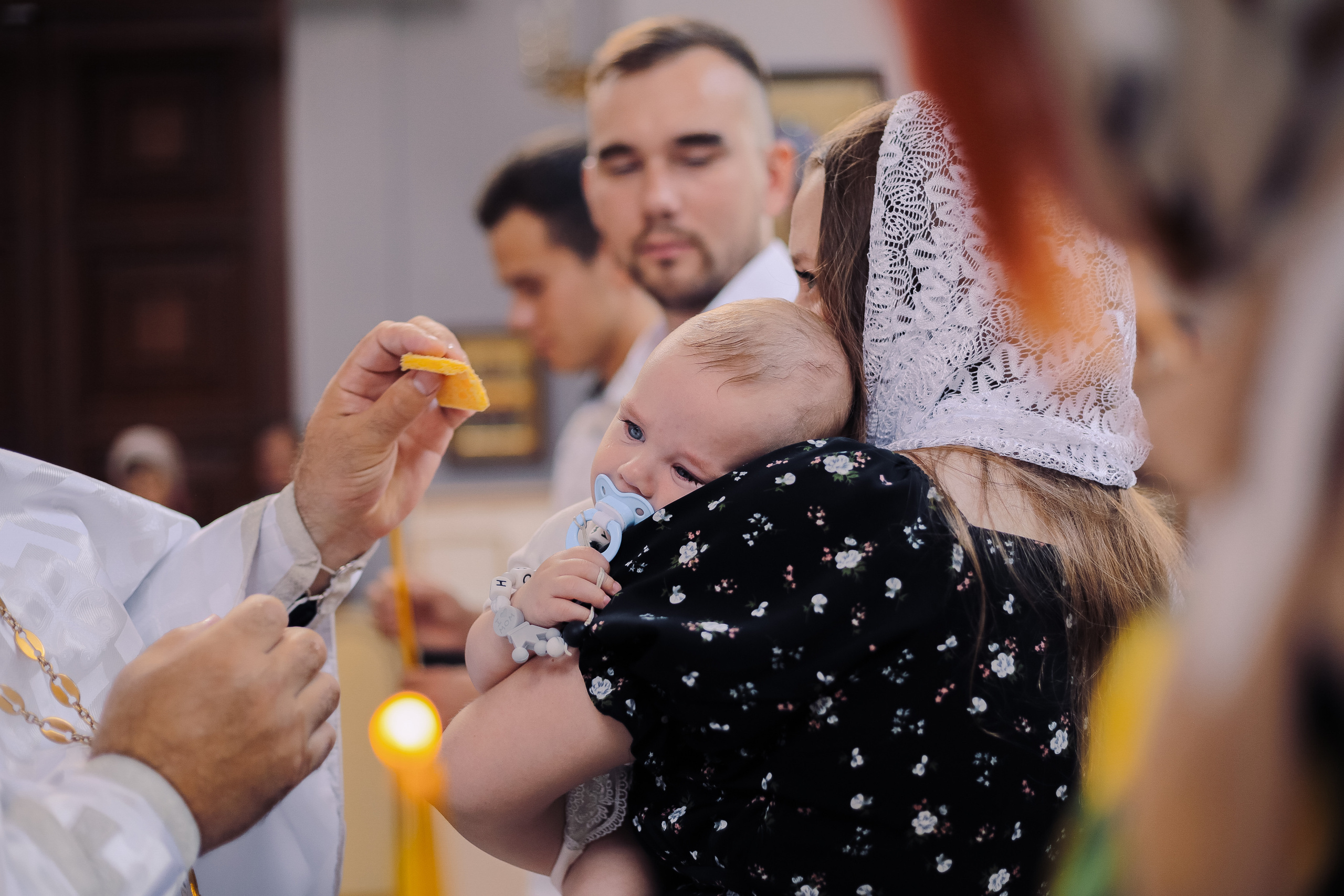 Крещение в Храме Всех Святых. Катерина Макиева