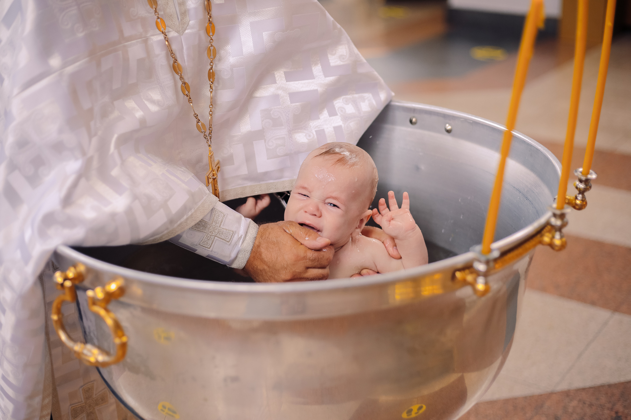 Крещение в Храме Всех Святых. Катерина Макиева