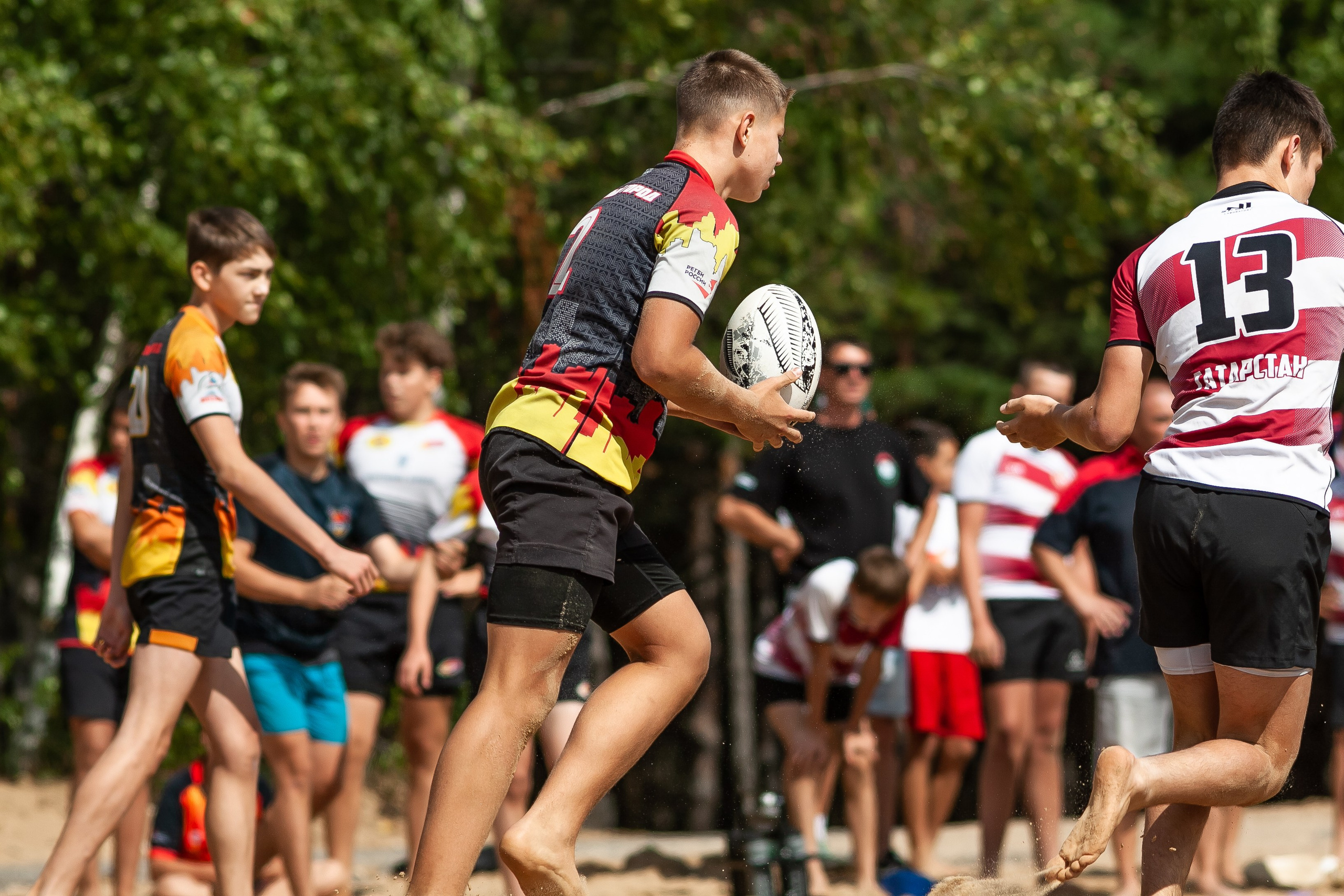 «Кубок «Молота» по пляжному Регби. Фотография
