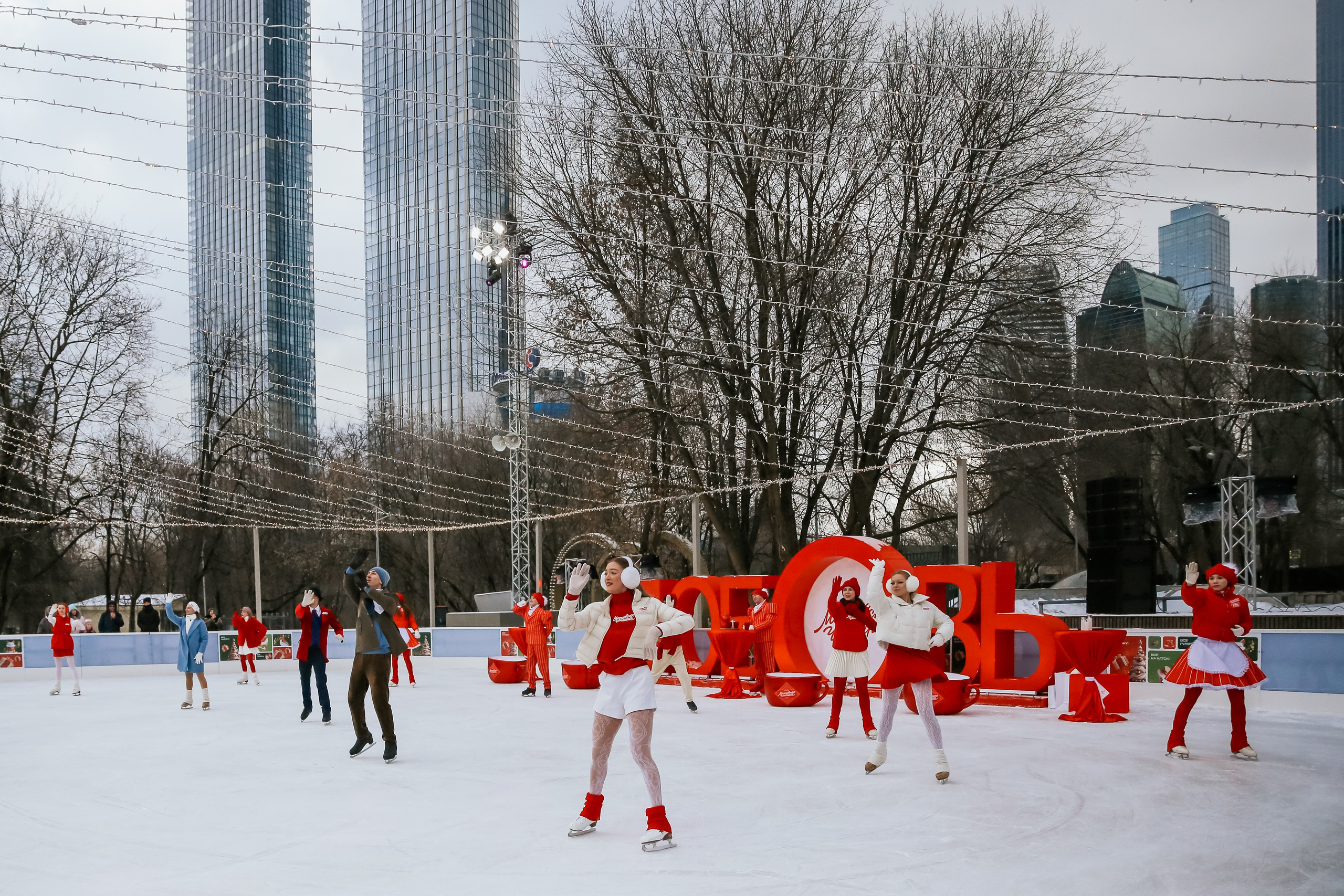 Ледовое шоу Сити каток Московское Чаепитие. Фотограф и видеограф Анна Домашенко