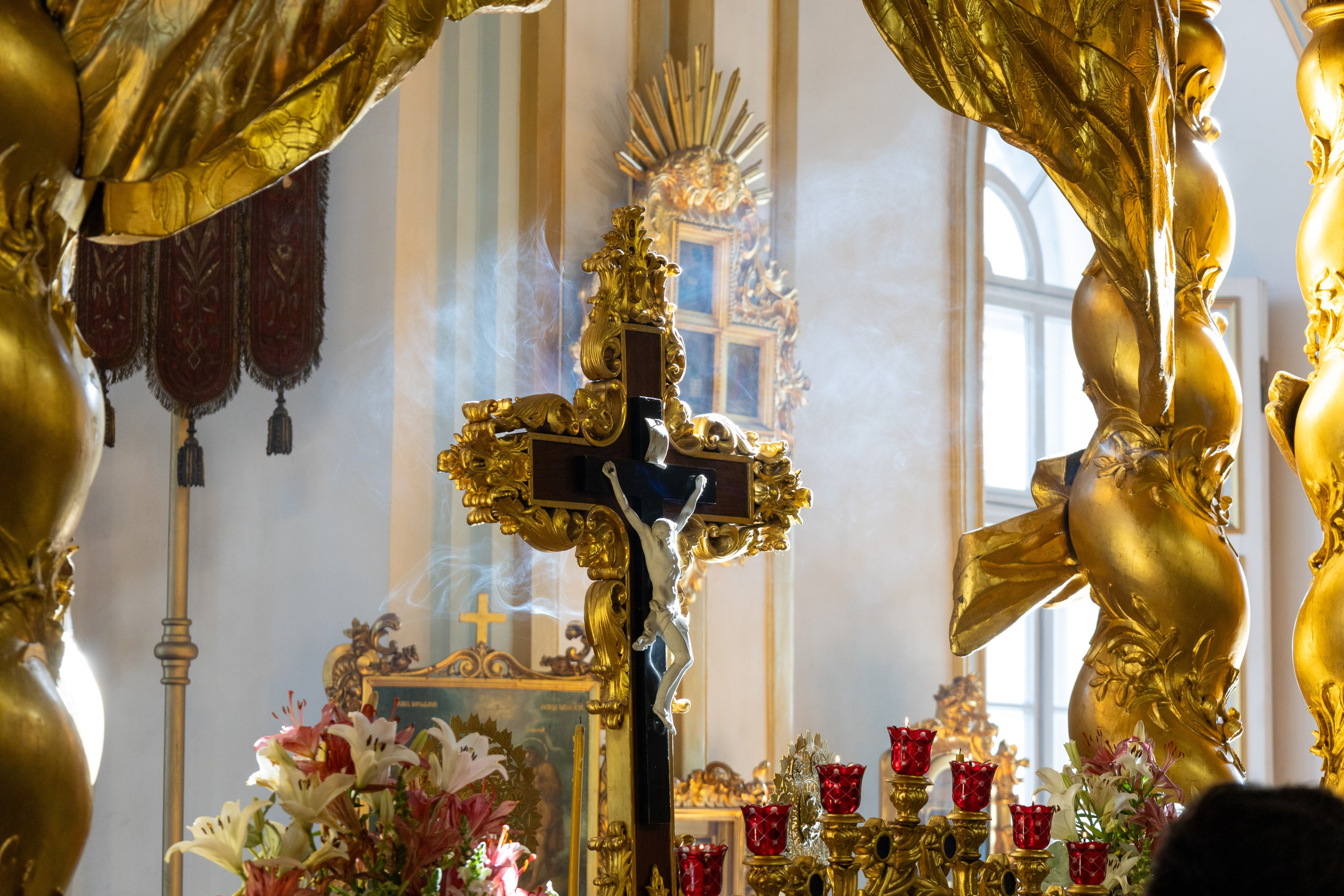 Неделя 16-я по Пятидесятнице, по Воздвижении. Глас 7-й. Попразднство Воздвижения Креста. Вмч. Никиты. НИКОЛО-БОГОЯВЛЕНСКИЙ МОРСКОЙ СОБОР