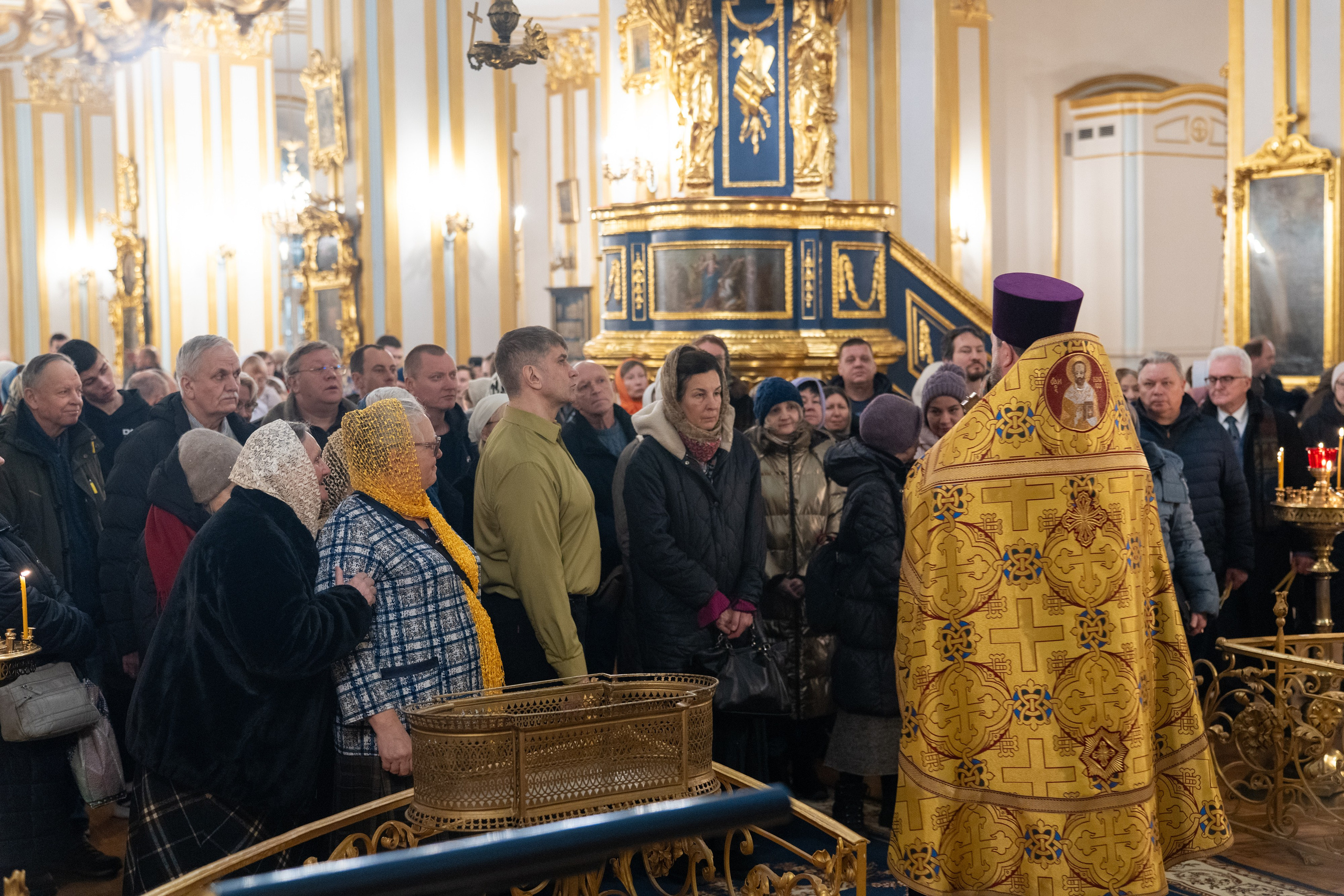 Вечерня. Молебен на Новый год. НИКОЛО-БОГОЯВЛЕНСКИЙ МОРСКОЙ СОБОР