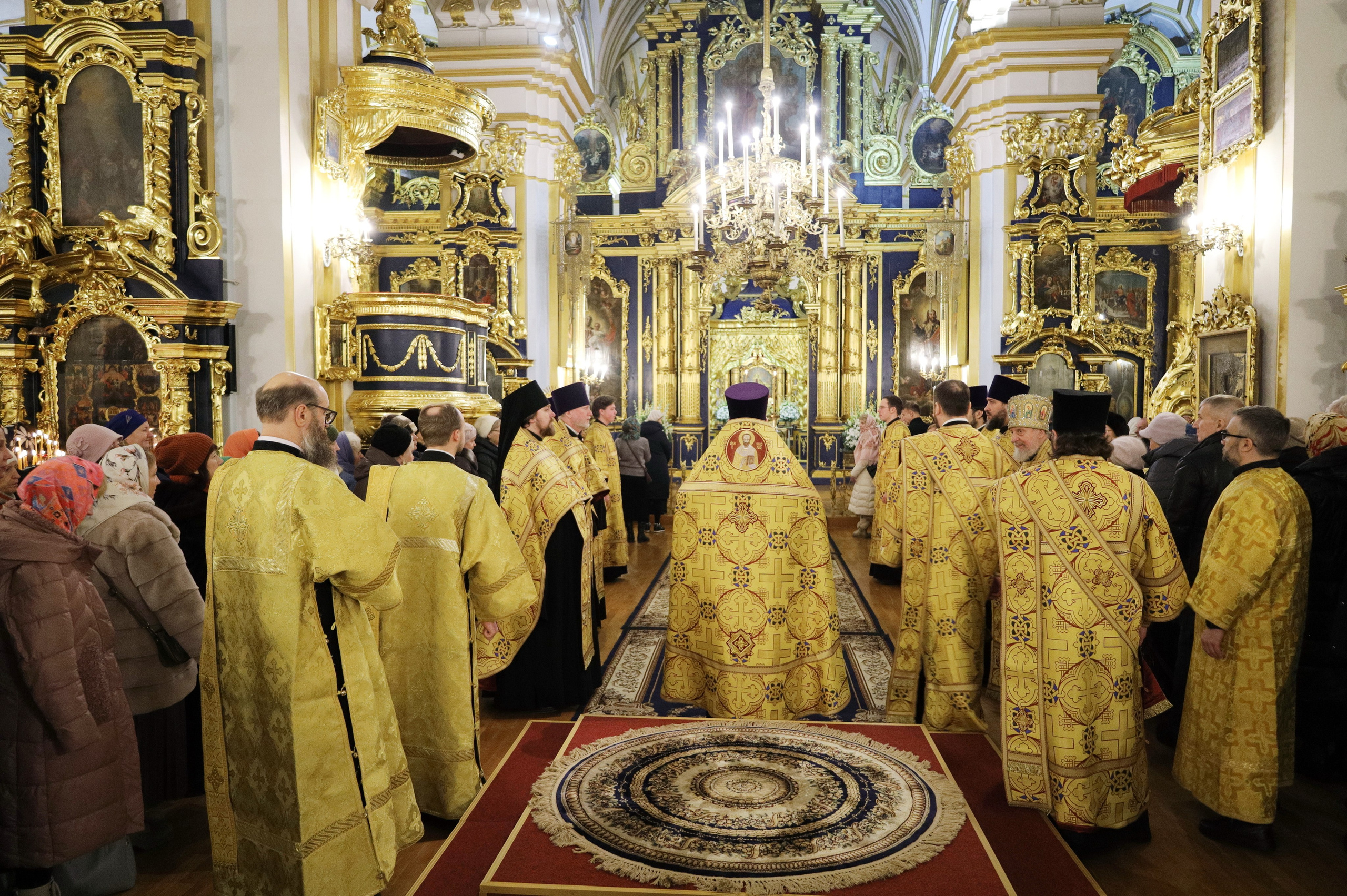 СЛУЖЕНИЕ В КАНУН ДНЯ ПАМЯТИ СВЯТИТЕЛЯ НИКОЛАЯ ЧУДОТВОРЦА. НИКОЛО-БОГОЯВЛЕНСКИЙ МОРСКОЙ СОБОР