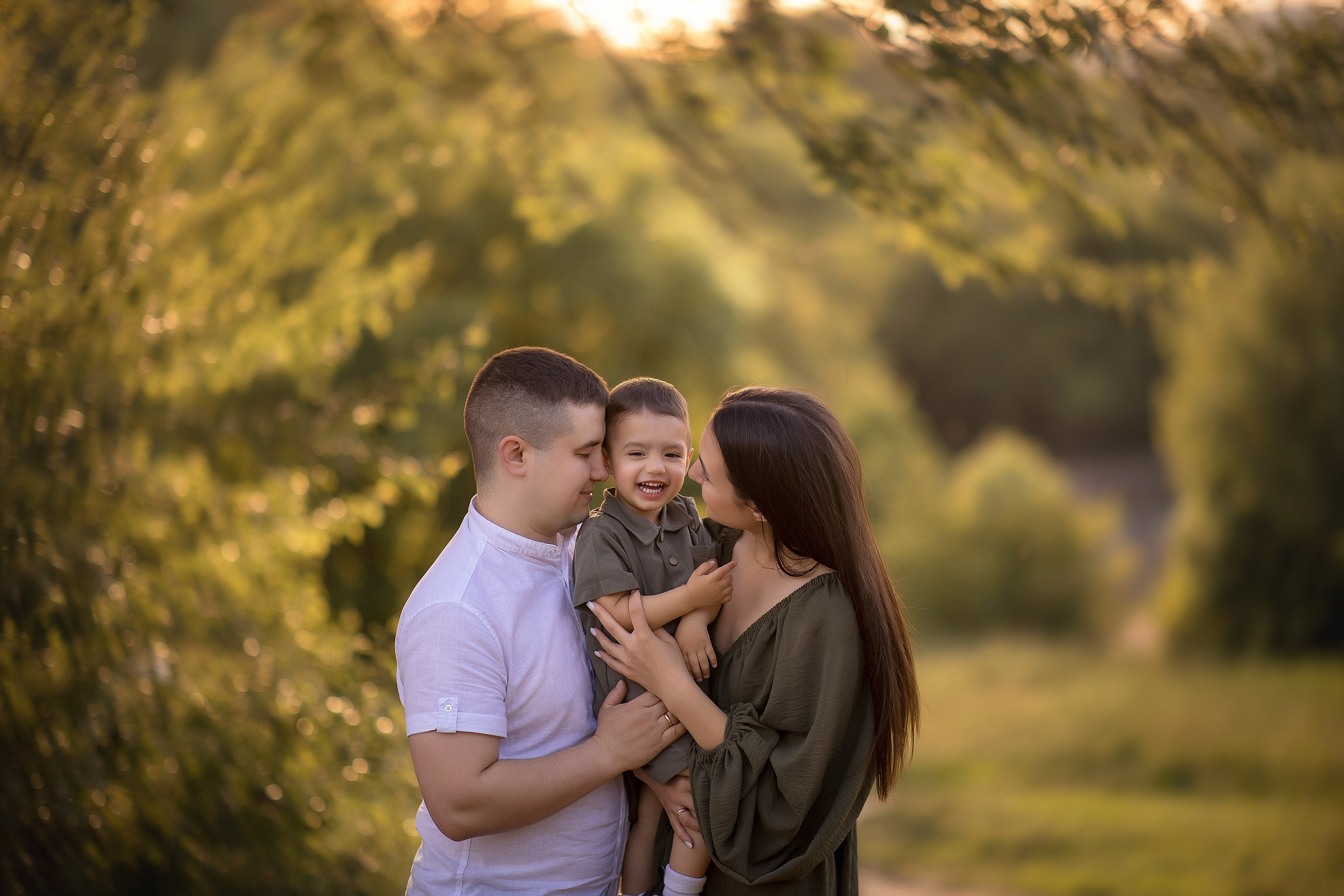 Татьяна, Артём и Тимурик. Фотограф на крещение и венчание