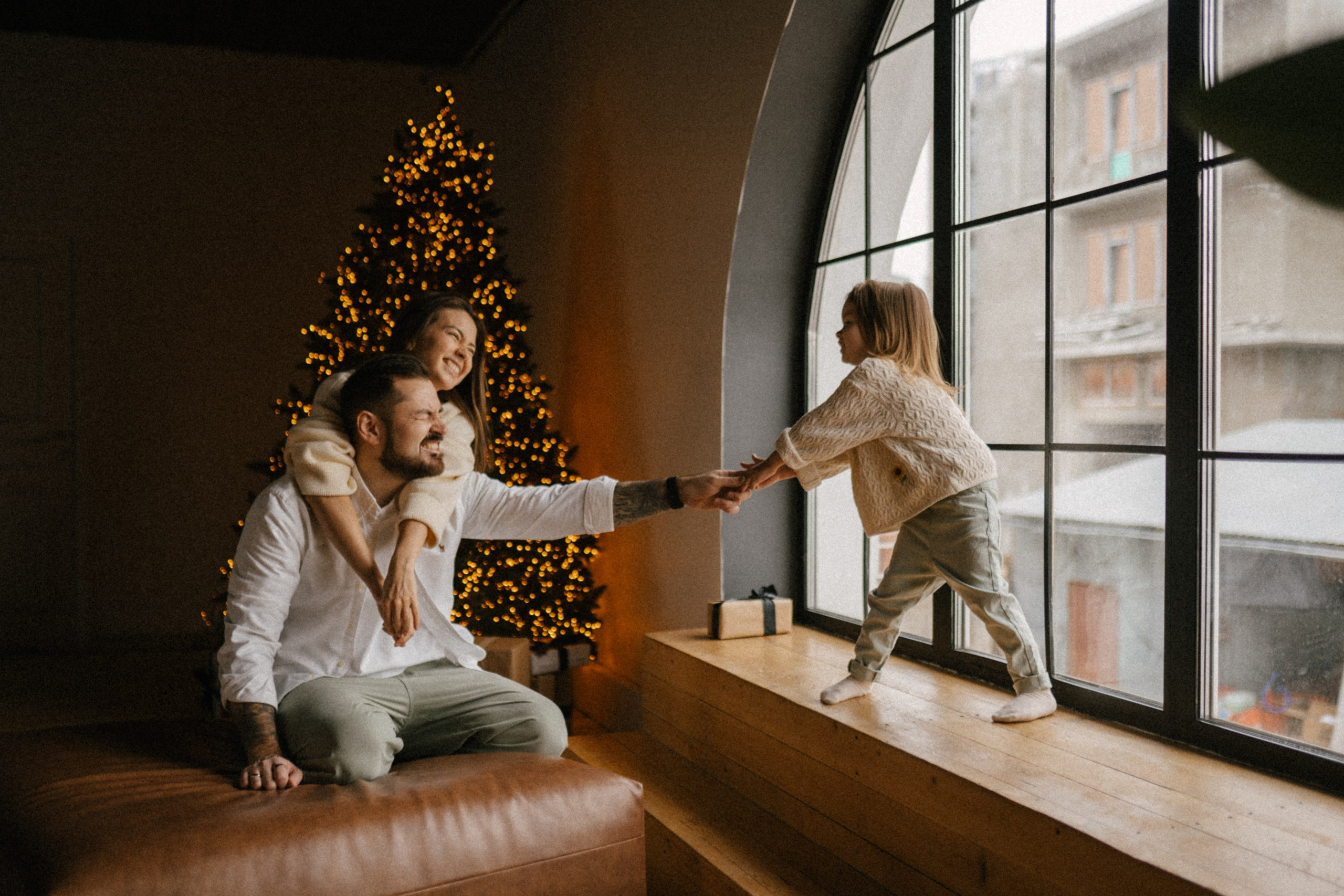 Семья: Лёша, Крис и Соня. Катя Сагалаева. Свадебный фотограф Новосибирск