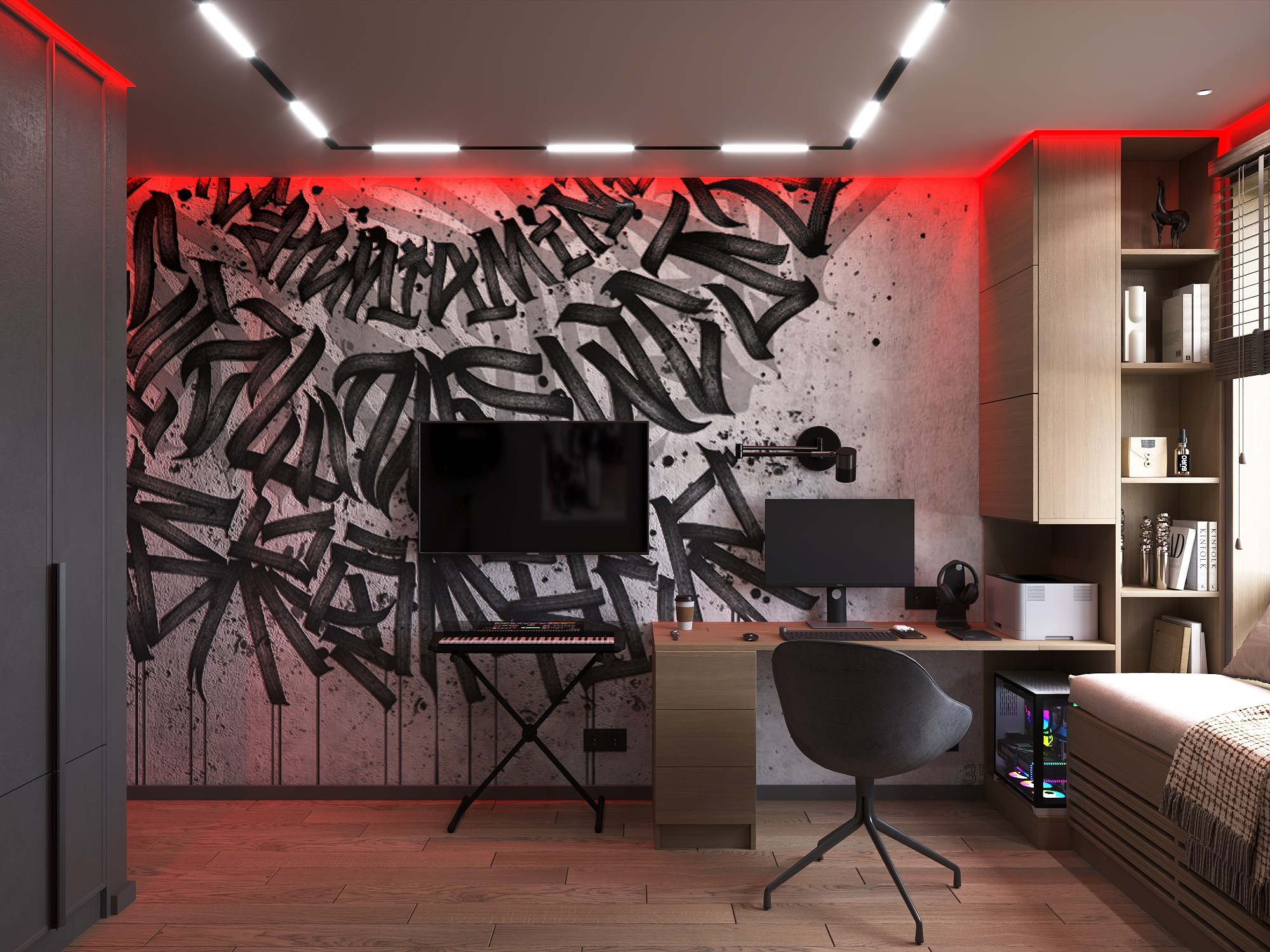 ЖК Западный луч, квартира 83,7 м². БК студия дизайна интерьера