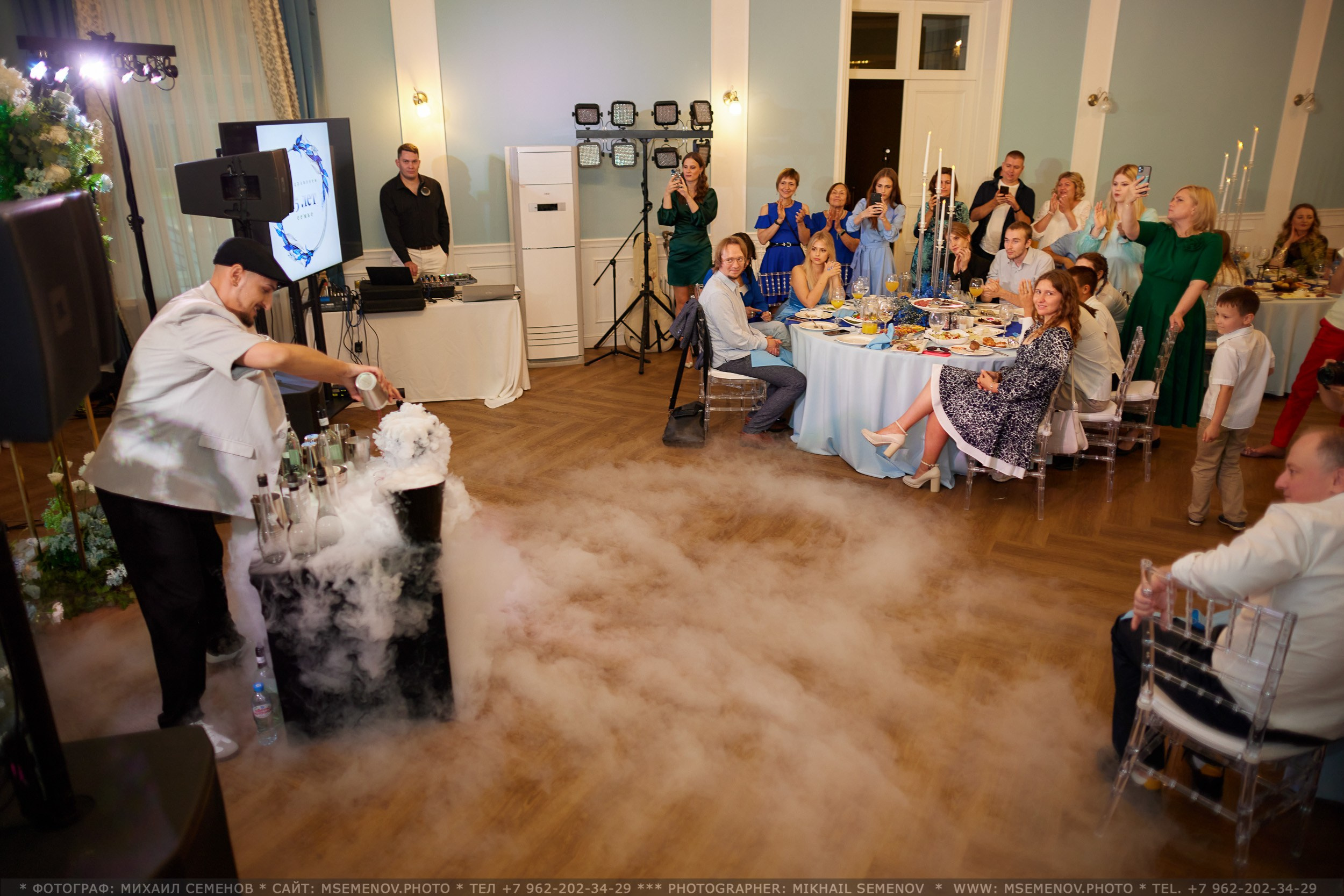 Юбилейная свадьба Григория и Дины!. Photographer for business Mikhail Semenov. Aqua photo studio, photo school