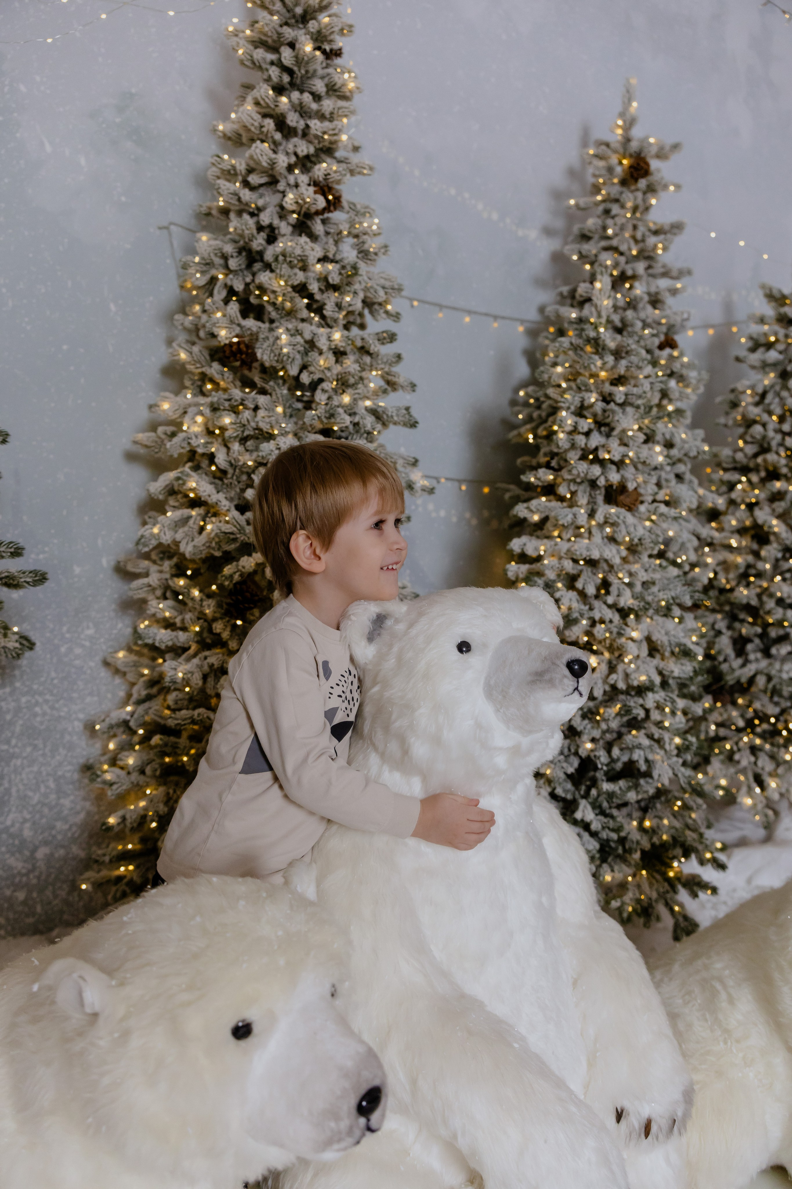 Новогодняя семейная съемка в студии. Фотограф в Новосибирске Екатерина Васильева