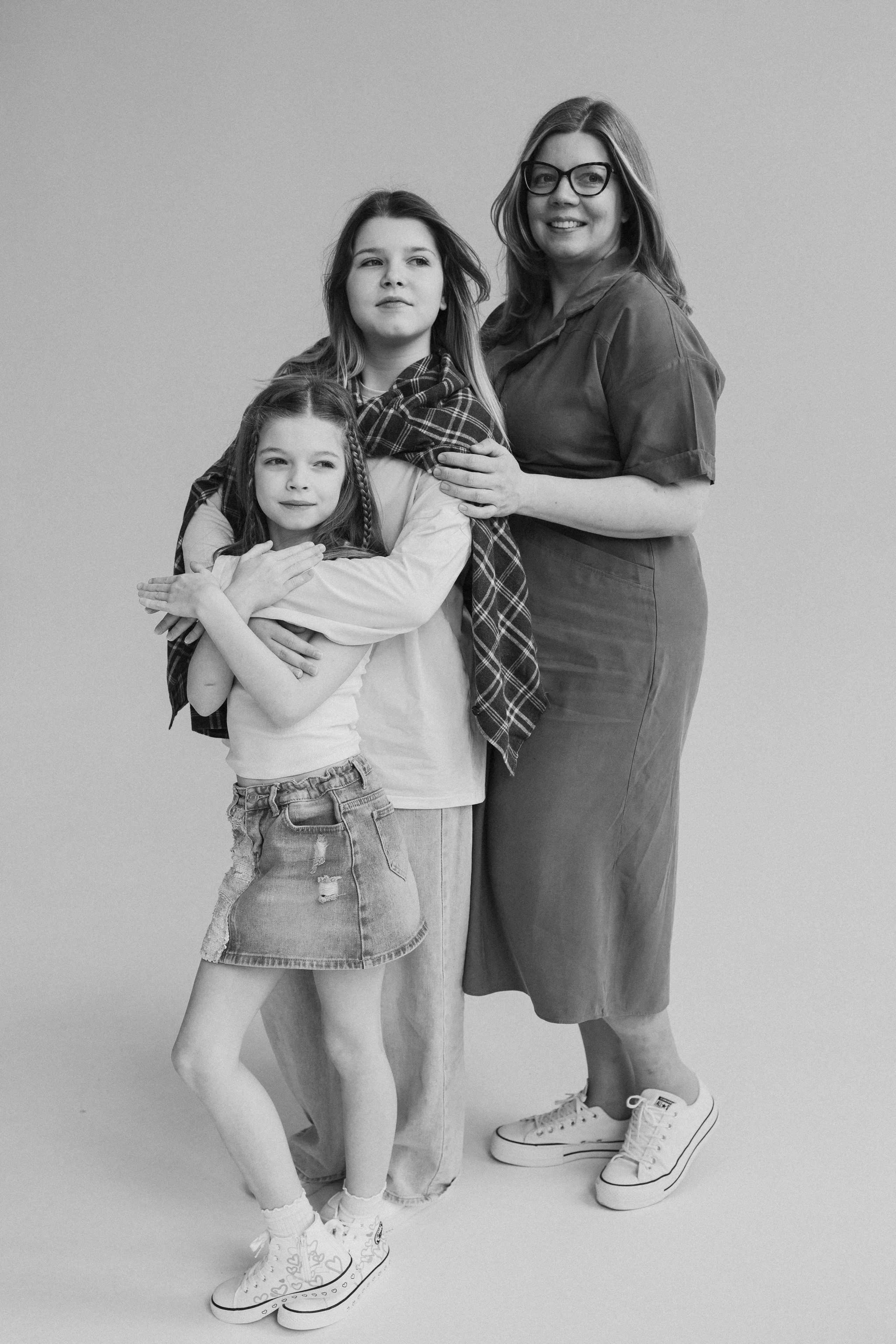 Семейная фотосессия сестричек. Семейный видеограф в Москве Элина Ладова