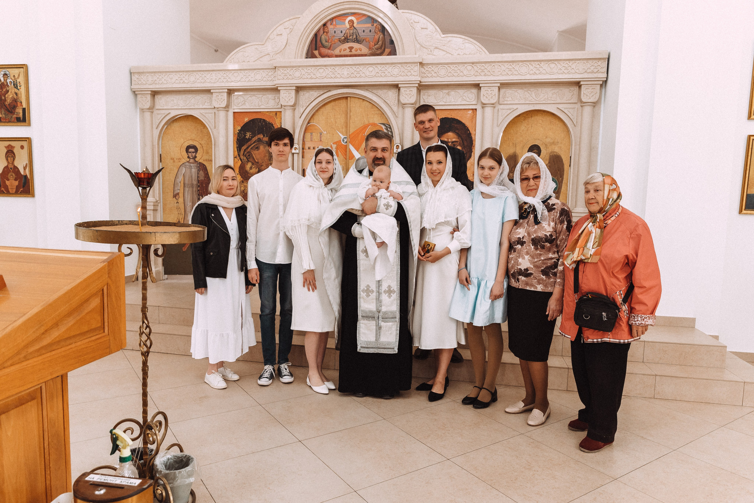 Крещение Михаила. Свадебный и семейный фотограф в Волгограде Олеся Лисицкая