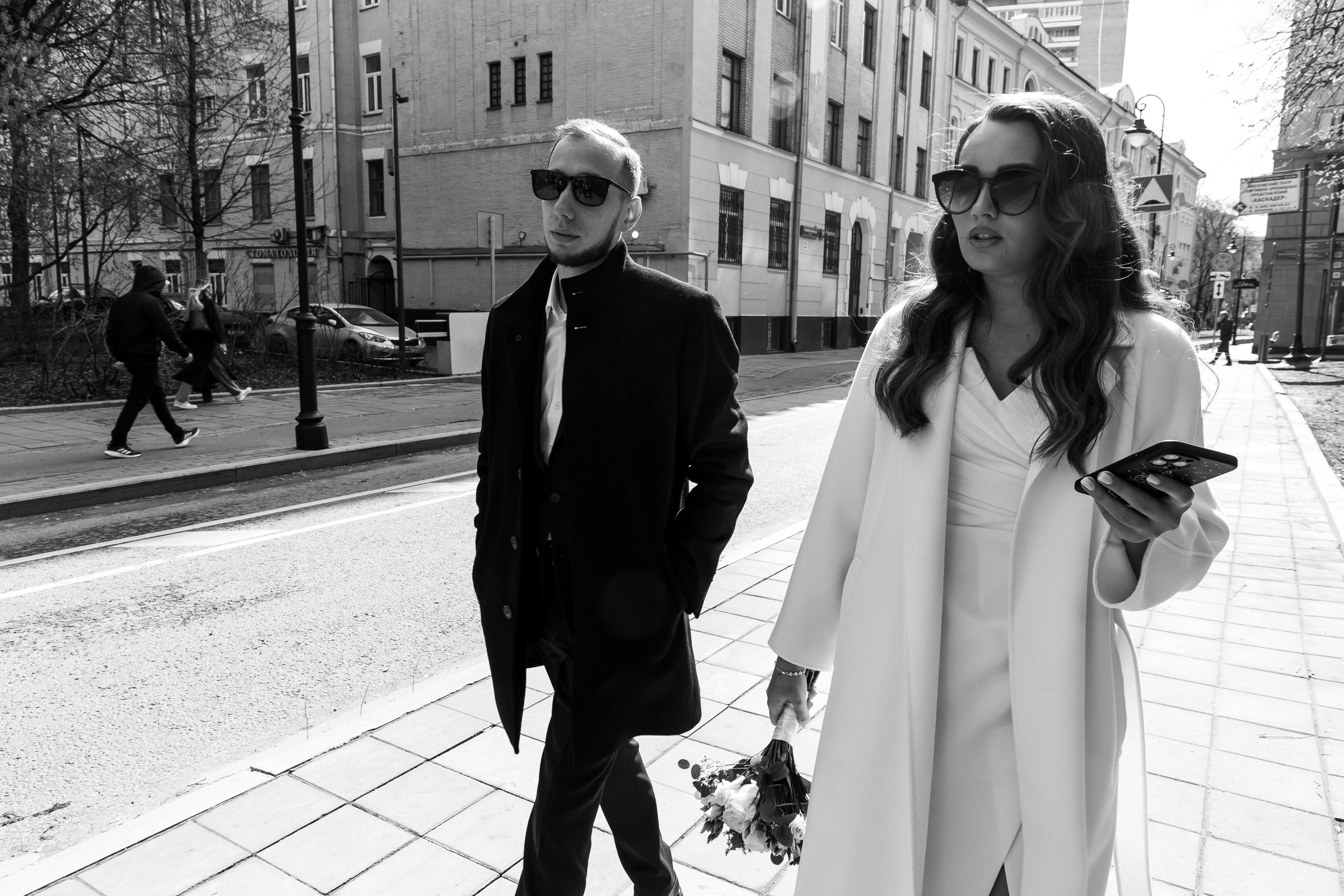 Свадебная фотосессия в Hartwell и на Патриарших прудах. Свадебный фотограф в Москве Элина Ларченкова. Фото, которые цепляют