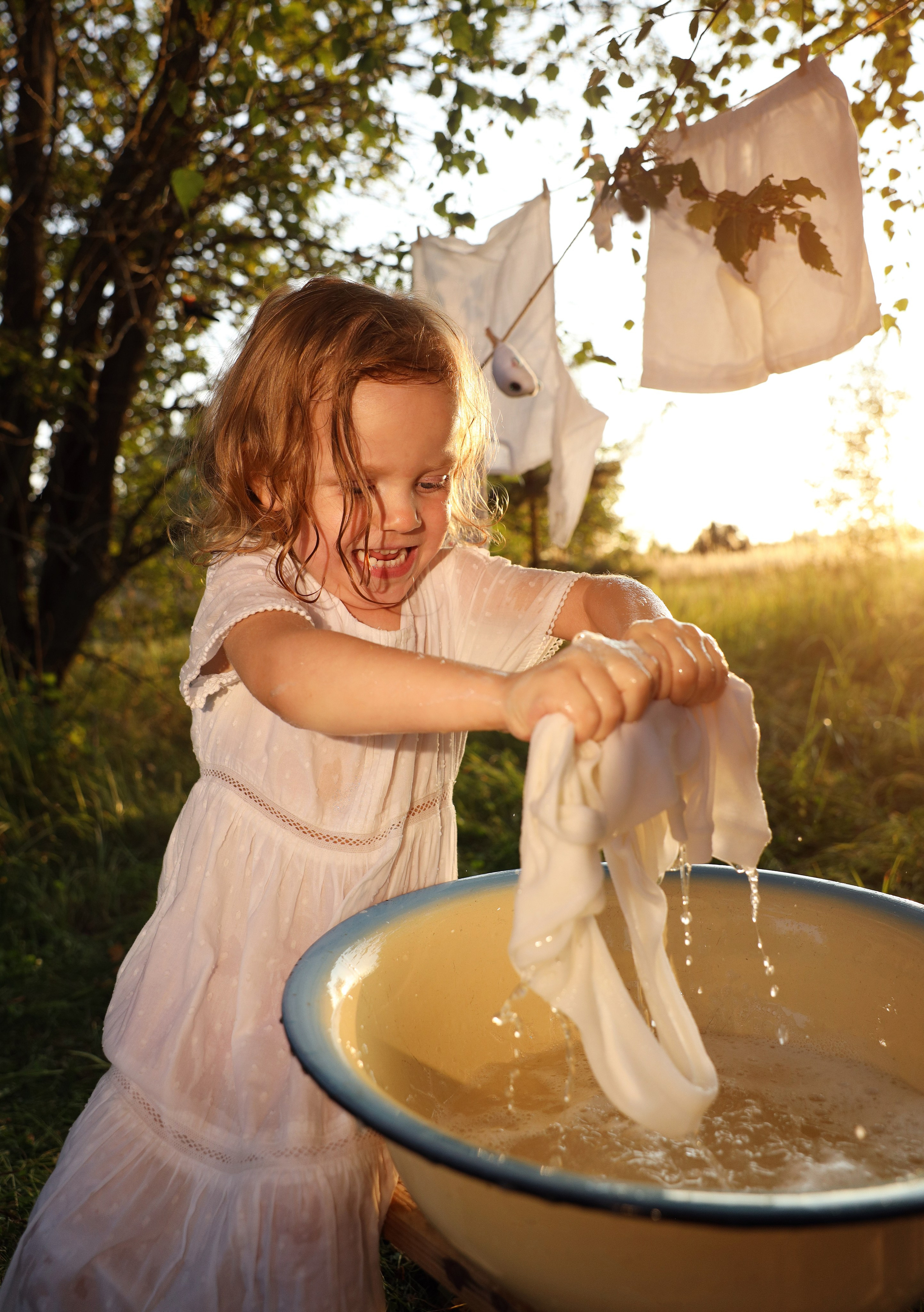 Большая стирка. Семейный и детский фотограф г. Москва Супрунова Кристина