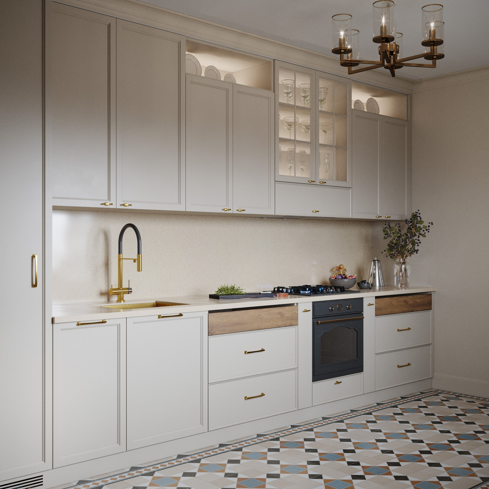 Частный дом 160 кв. м. село «Возрождение» г. Геленджик. Дизайн интерьеров, строительство, ремонт домов и квартир в Геленджике