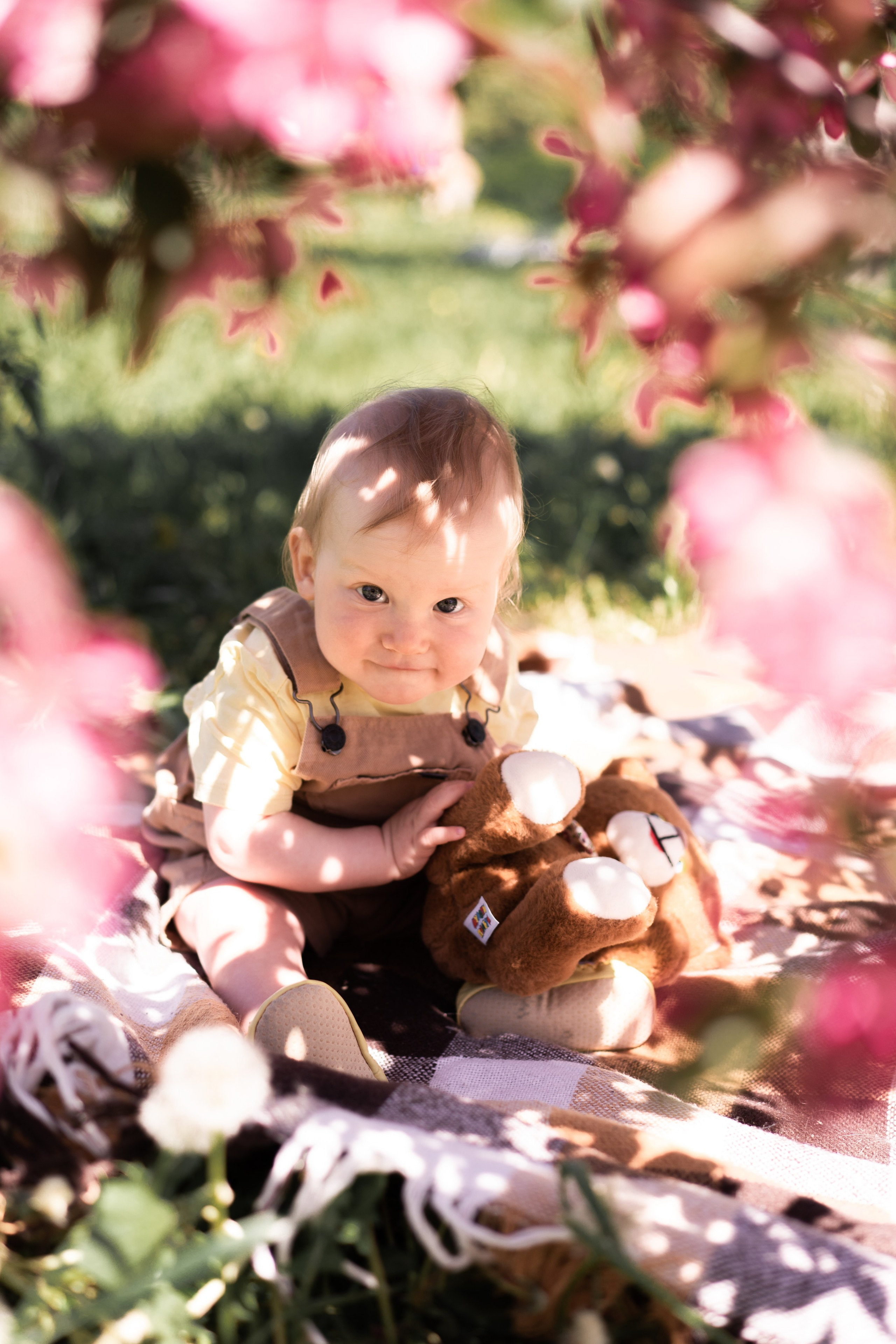 Прогулка в яблоневом саду. Семейный и детский фотограф в Санкт-Петербурге Дарина Герчиу