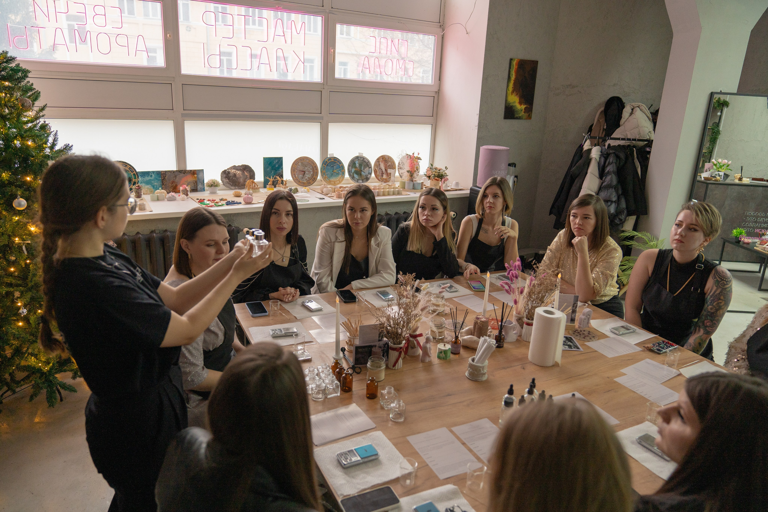 Корпоратив компании NL в студии AROMALAGE Нижний Новгород