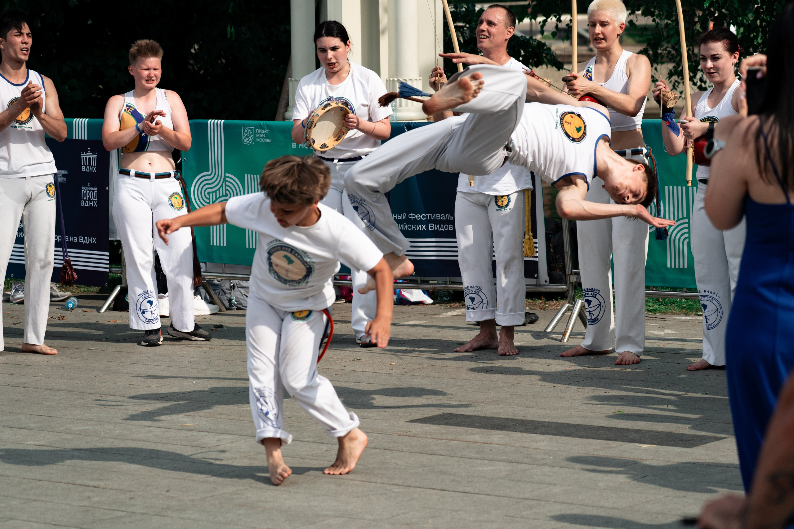 Открытый класс AXE Capoeira на фестивале неолимписких видов спорта на ВДНХ 2025 г:. Фотограф в Москве Ткаченко Владимир