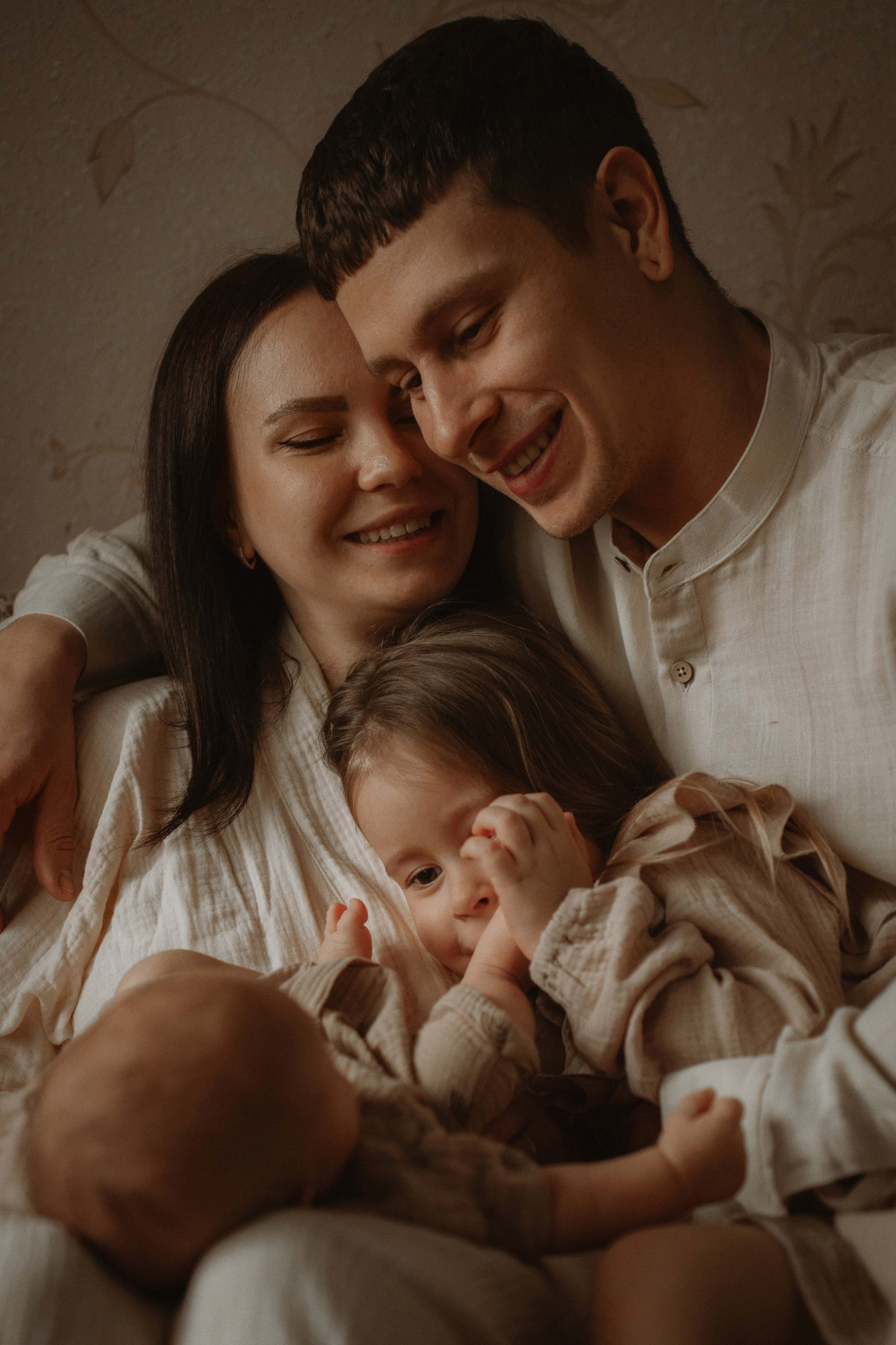 Ваня, Лера, Алиса и Кирюша. Семейный фотограф • Домашние съемки в Нижнем Новгороде