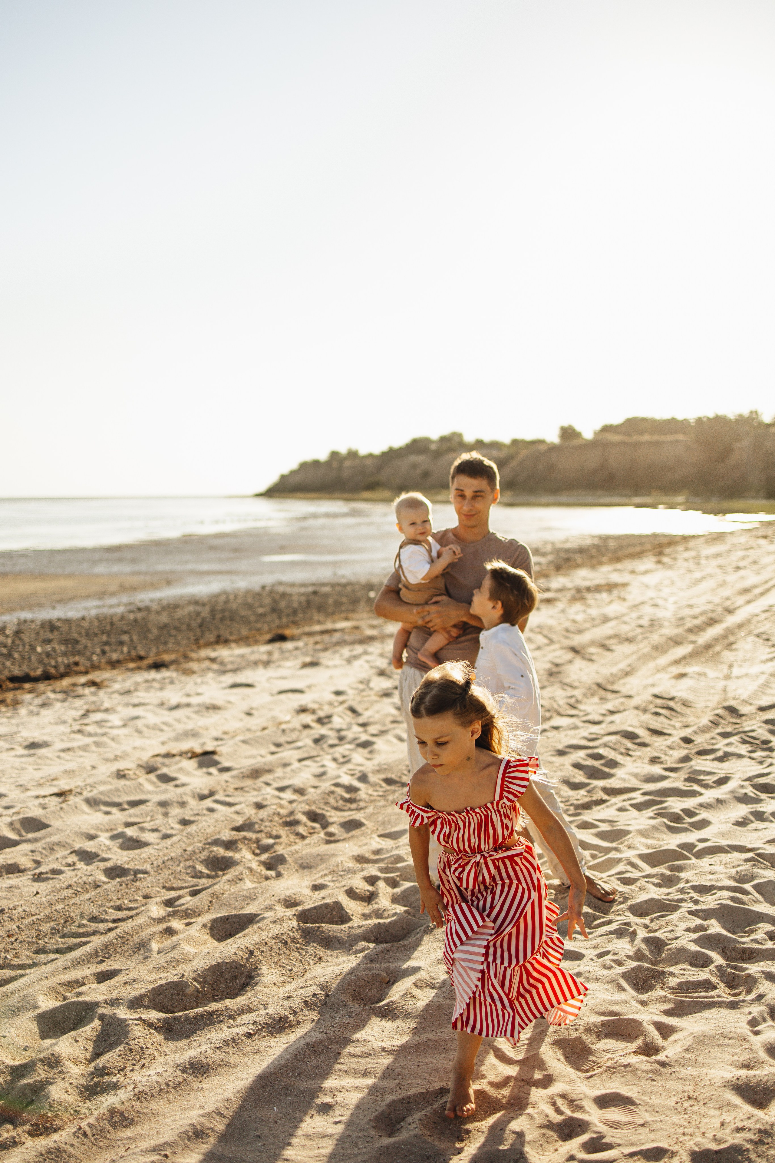 Летняя история на берегу. Семейный и детский фотограф, таганрог, ростов-на-дону