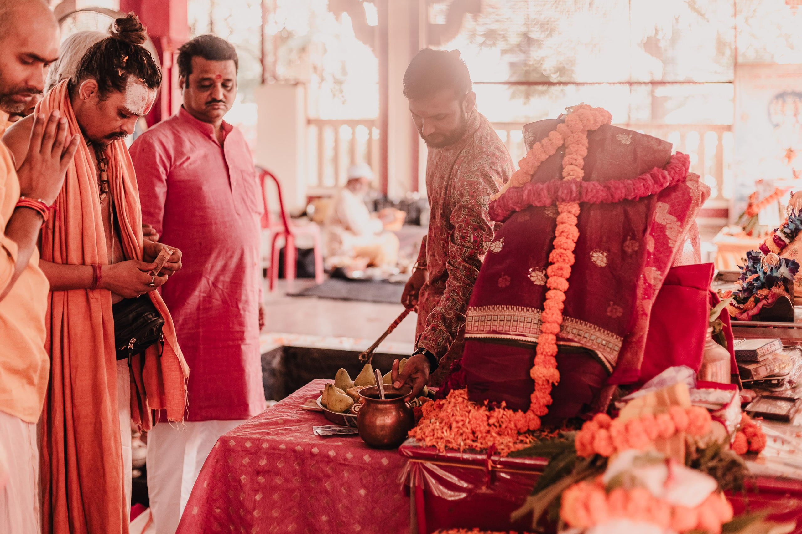Lakshmi pooja in India. Mariam Bagdasaryan