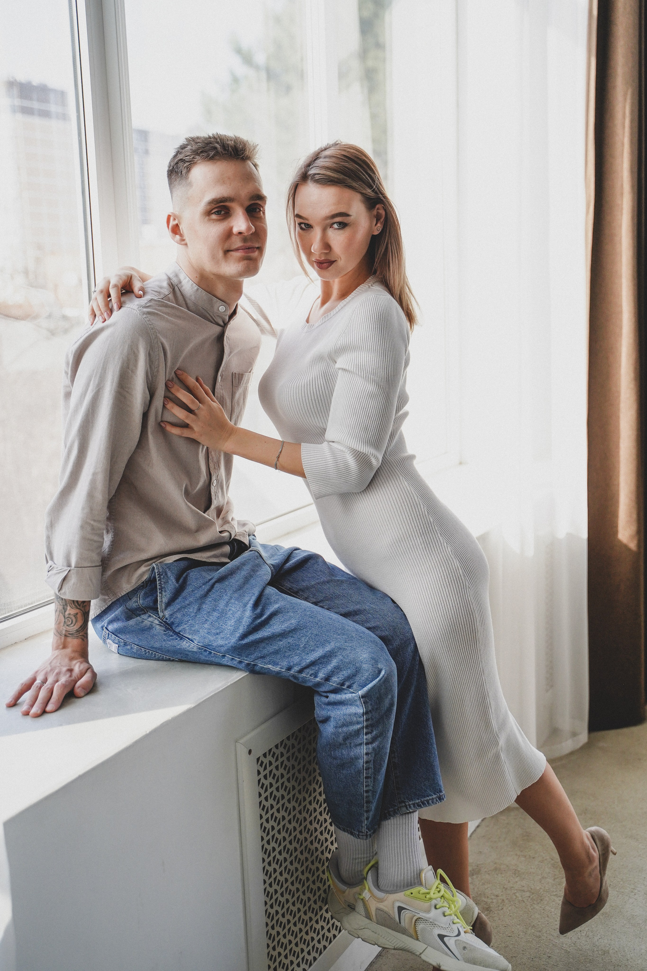 Фотосессия большой семьи в студии. Семейный и женский фотограф в Краснодаре Анастасия Приймак