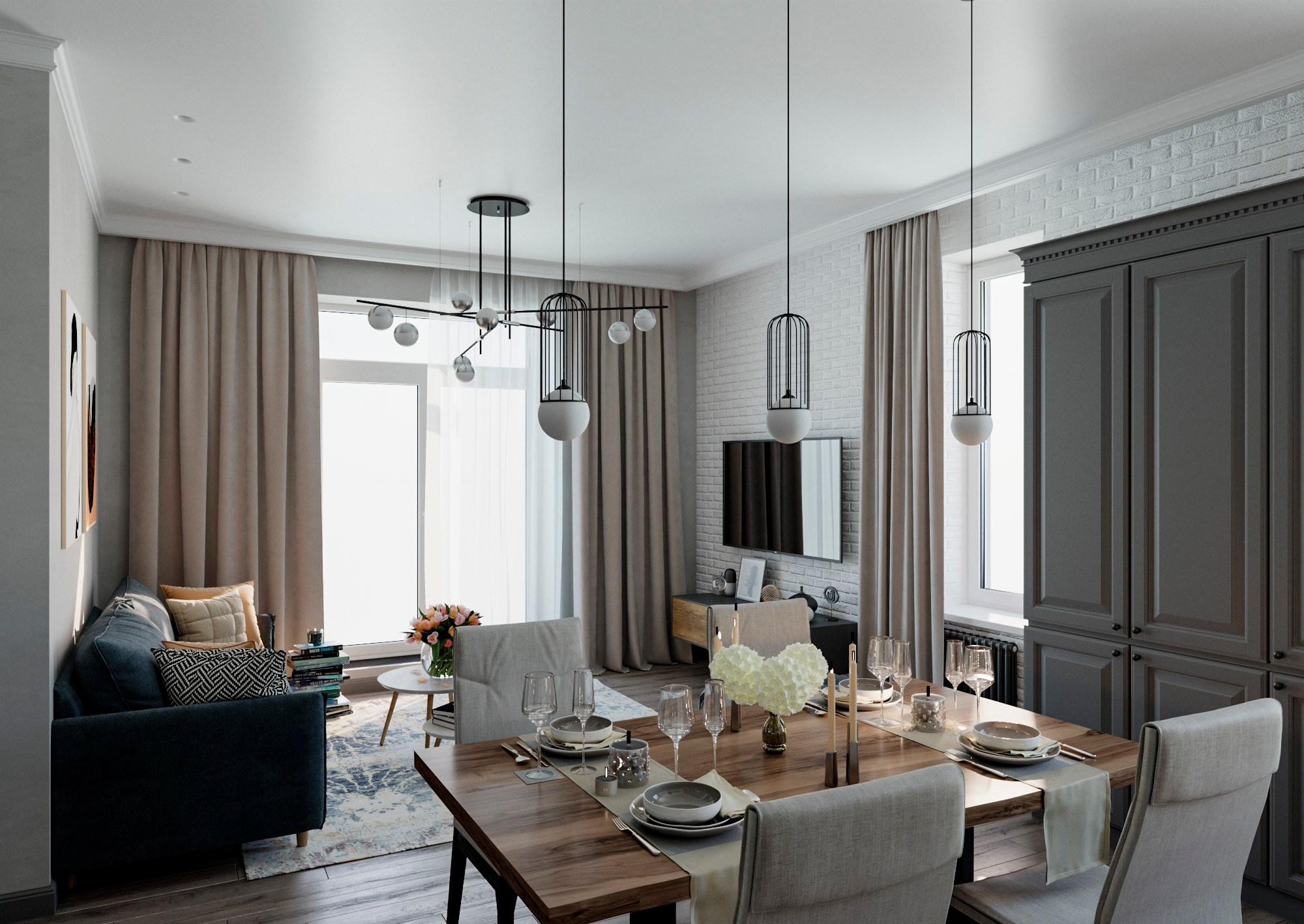 Таунхаус 130 м². Дизайн для каждого