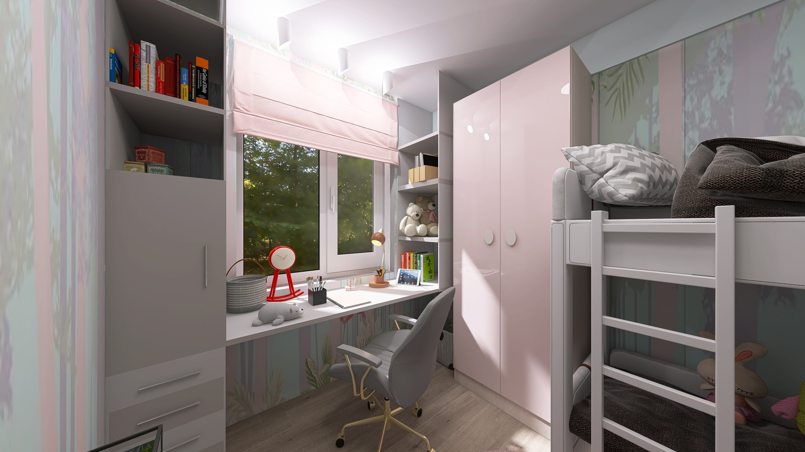 Квартира 58 м² для семьи из 4х человек. Дизайн для каждого