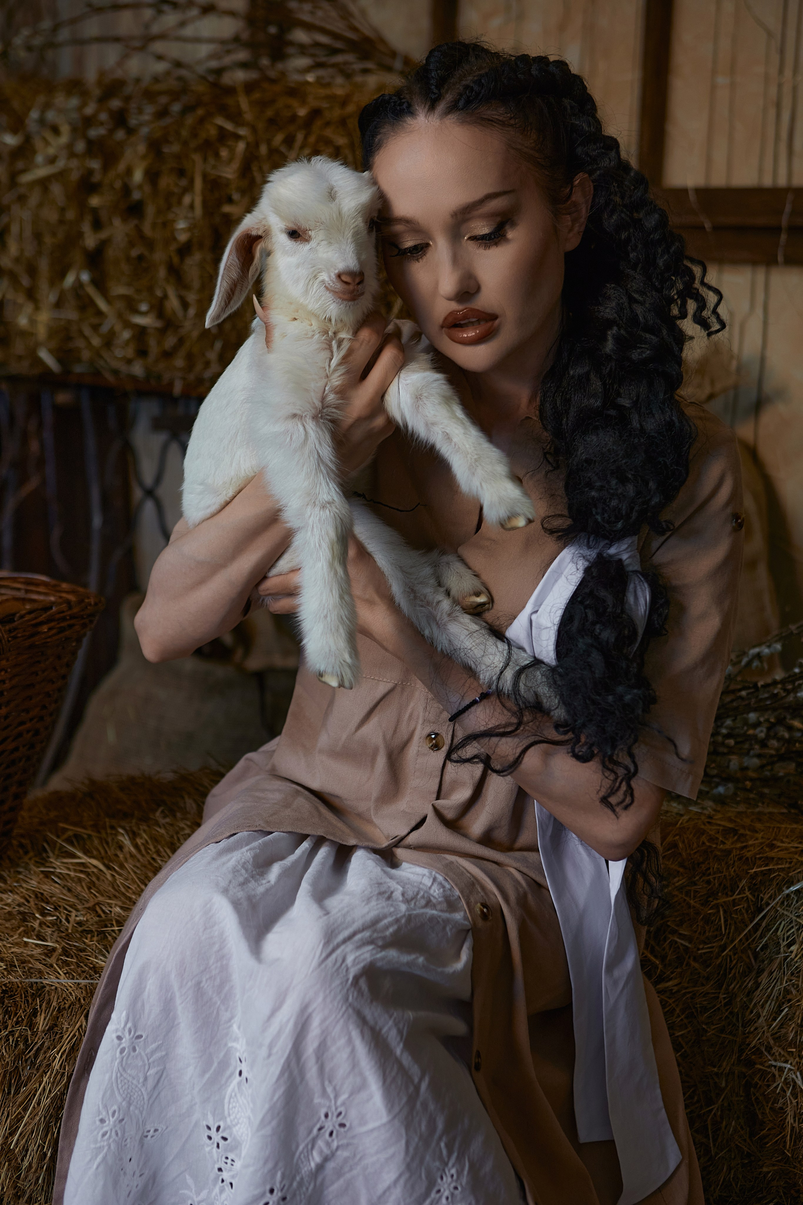 Фотосессия с маленькой козочкой. Семейный и свадебный фотограф в Краснодаре Михеева Светлана