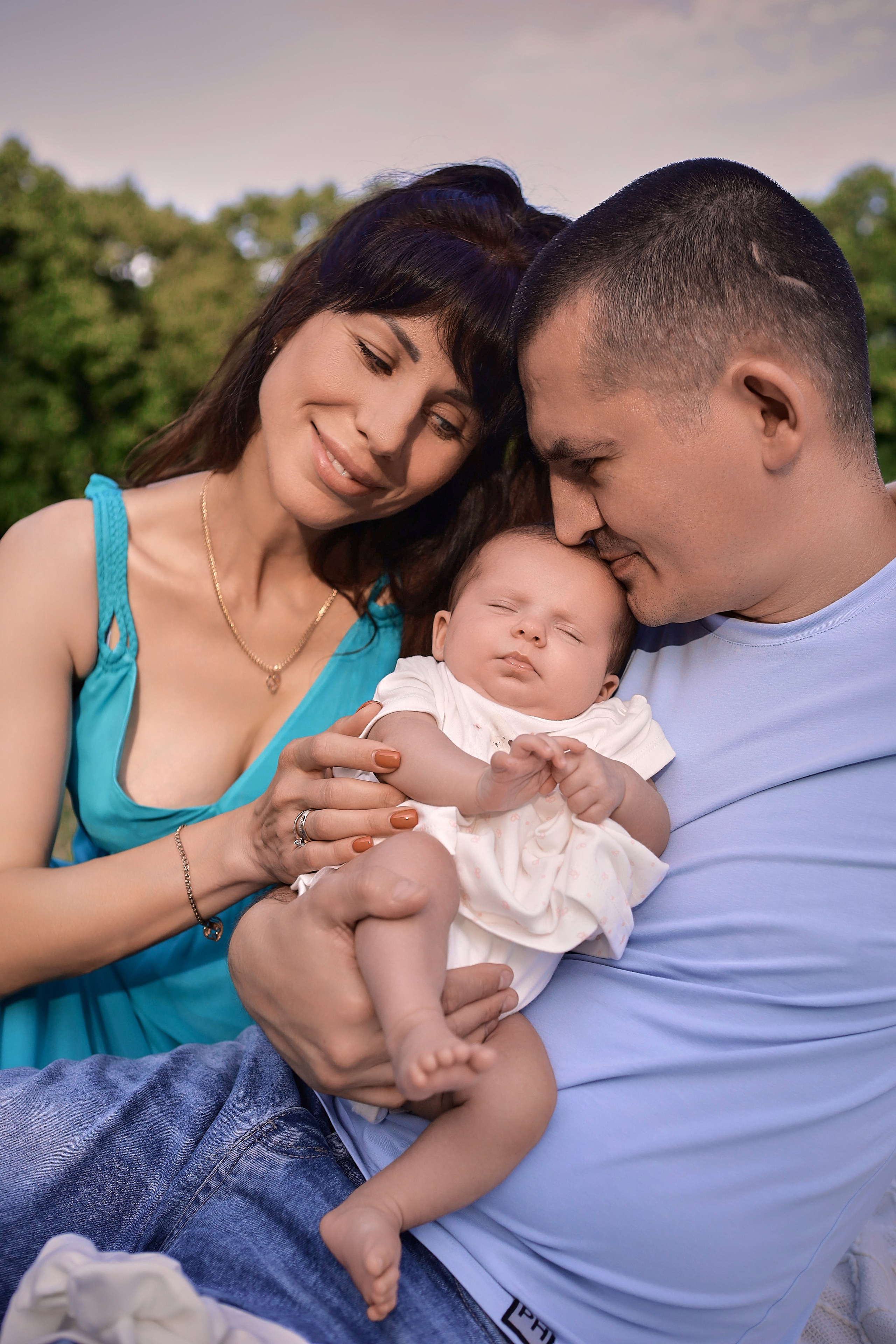Семейная фотосессия с малышкой. Семейный и свадебный фотограф в Краснодаре Михеева Светлана