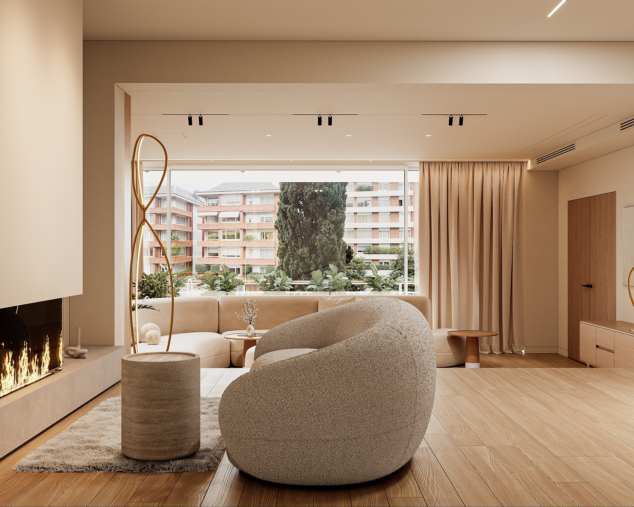 Квартира в Барселоне. Студия 3D визуализации