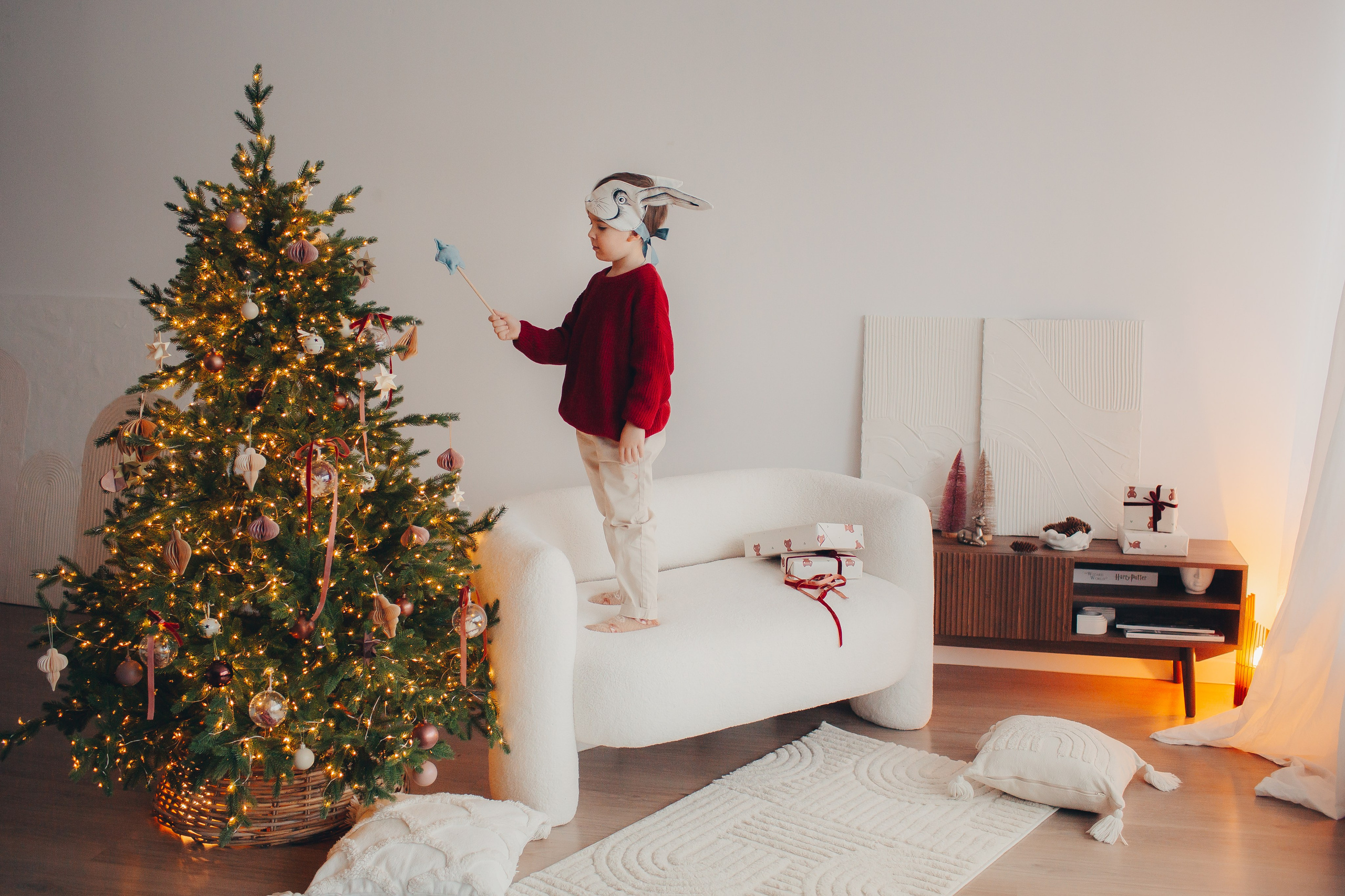 Новогодняя съёмка в студии. Фотограф Евгения Мальцева, Архангельск