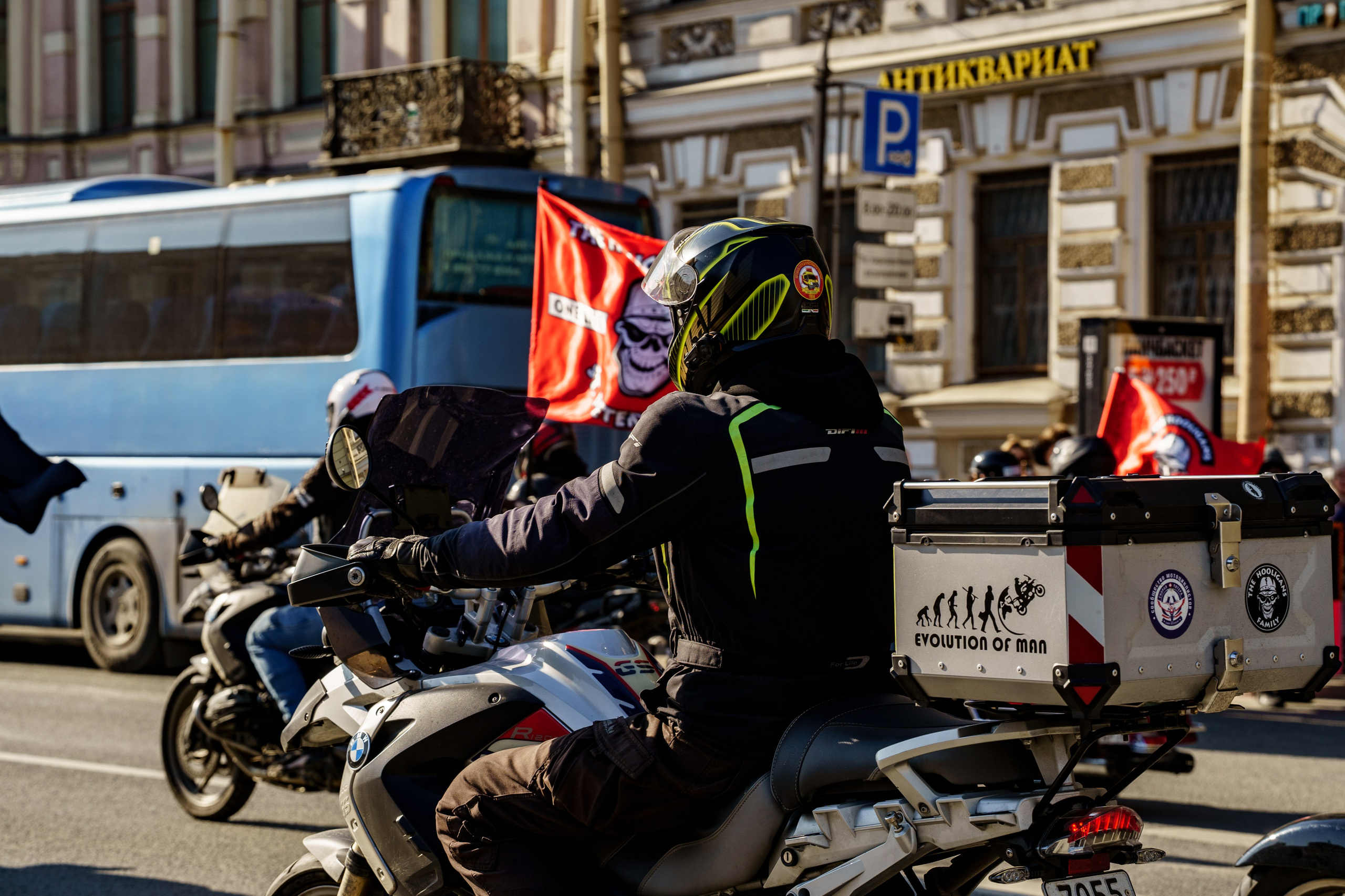 Прохват мотоклуба Norman Riders ч.1. Концертный и репортажный фотограф в Санкт-Петербурге Слава Пахомов