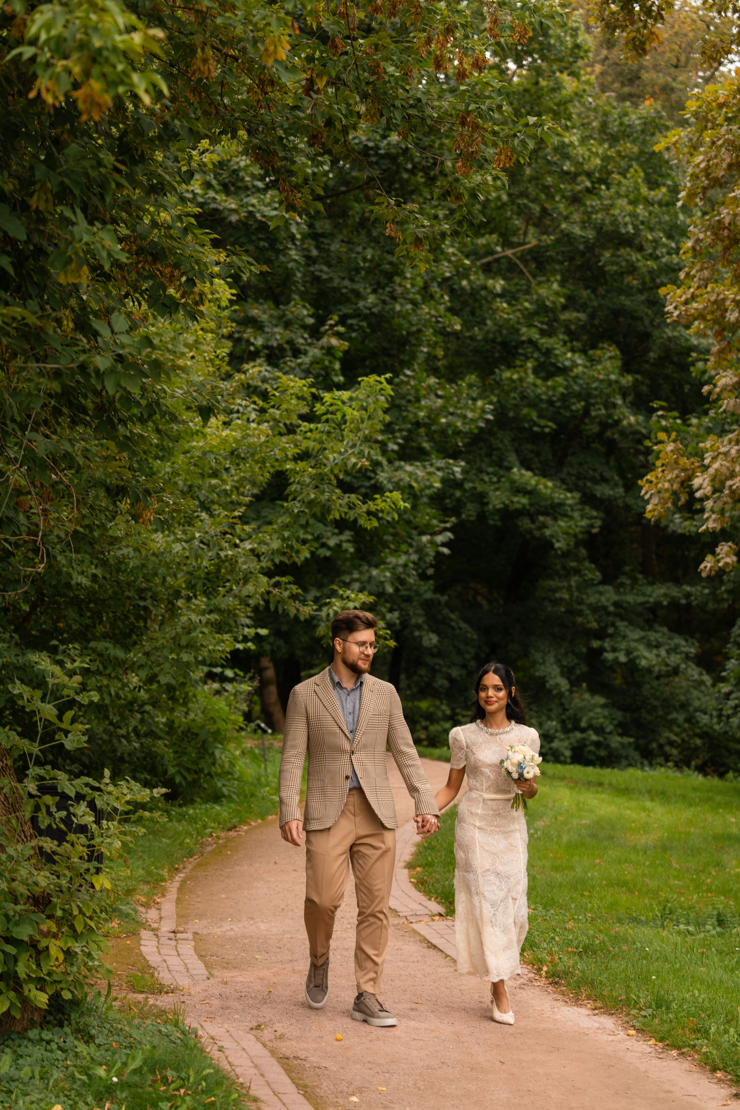 Максим и Харша, Царицыно. Свадебный фотограф в Москве Анна Полушина