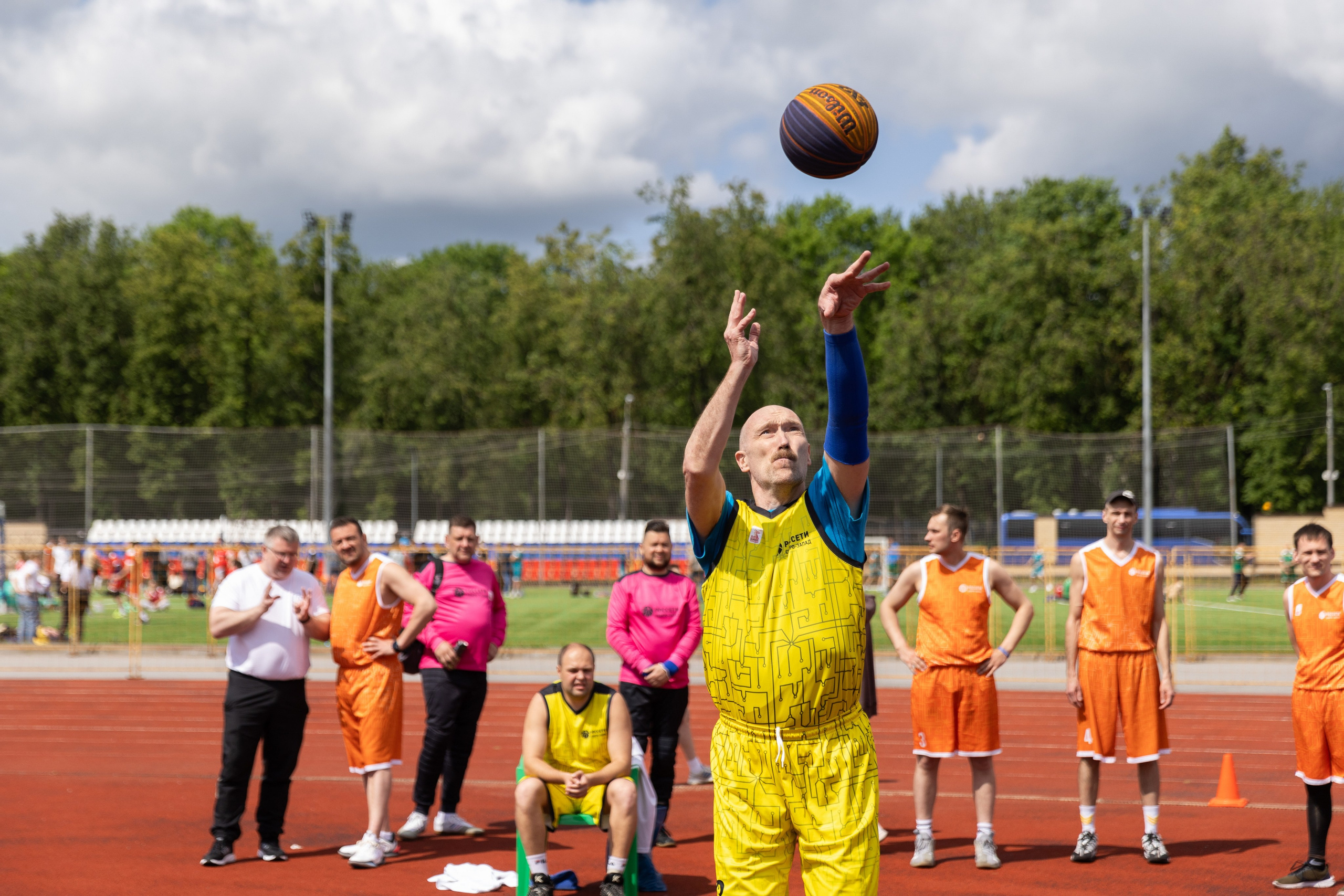 Летняя спартакиада «Росссети». Снимаю съемки