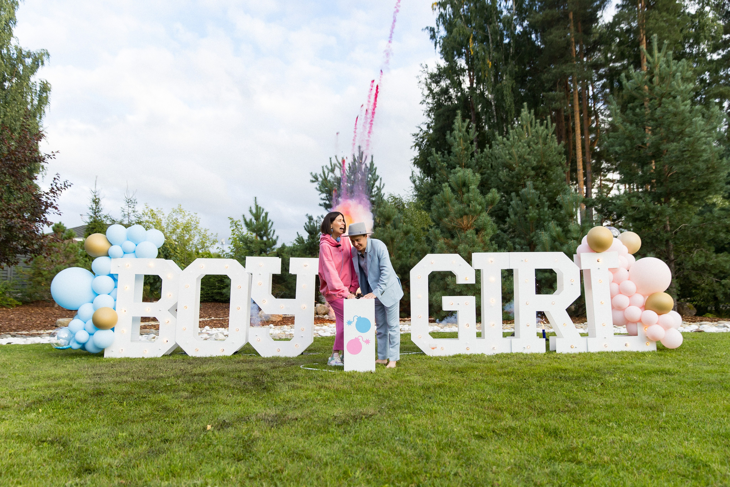 Гендер пати. Снимаю съемки